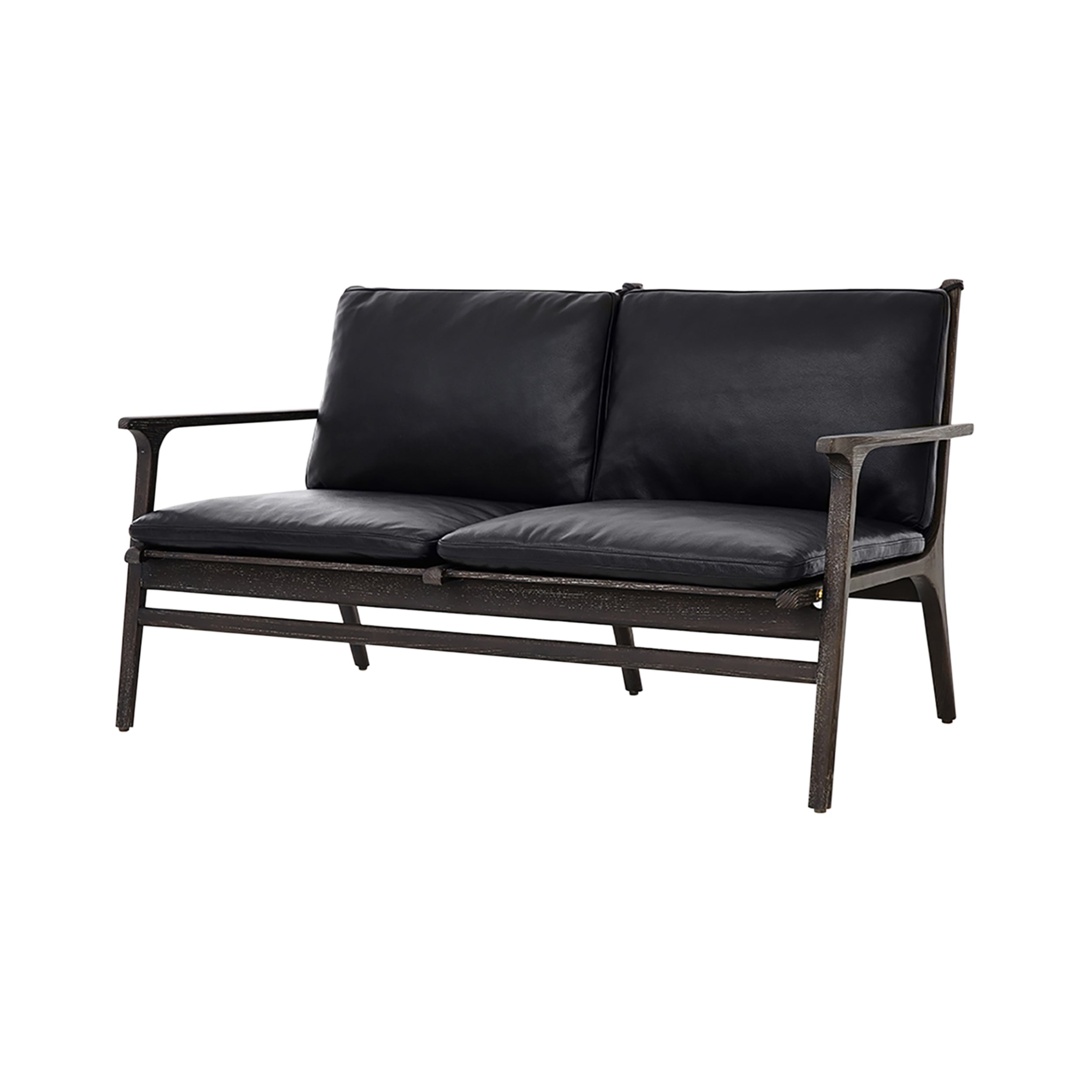 Ren Lounge Chair 2 Seater: Onyx Oak