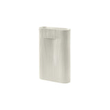 Ridge Vase: High + Off White