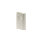 Ridge Vase: Medium + Off  White