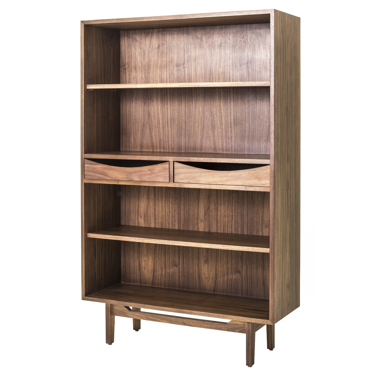 Risom Shelves: Natural Walnut