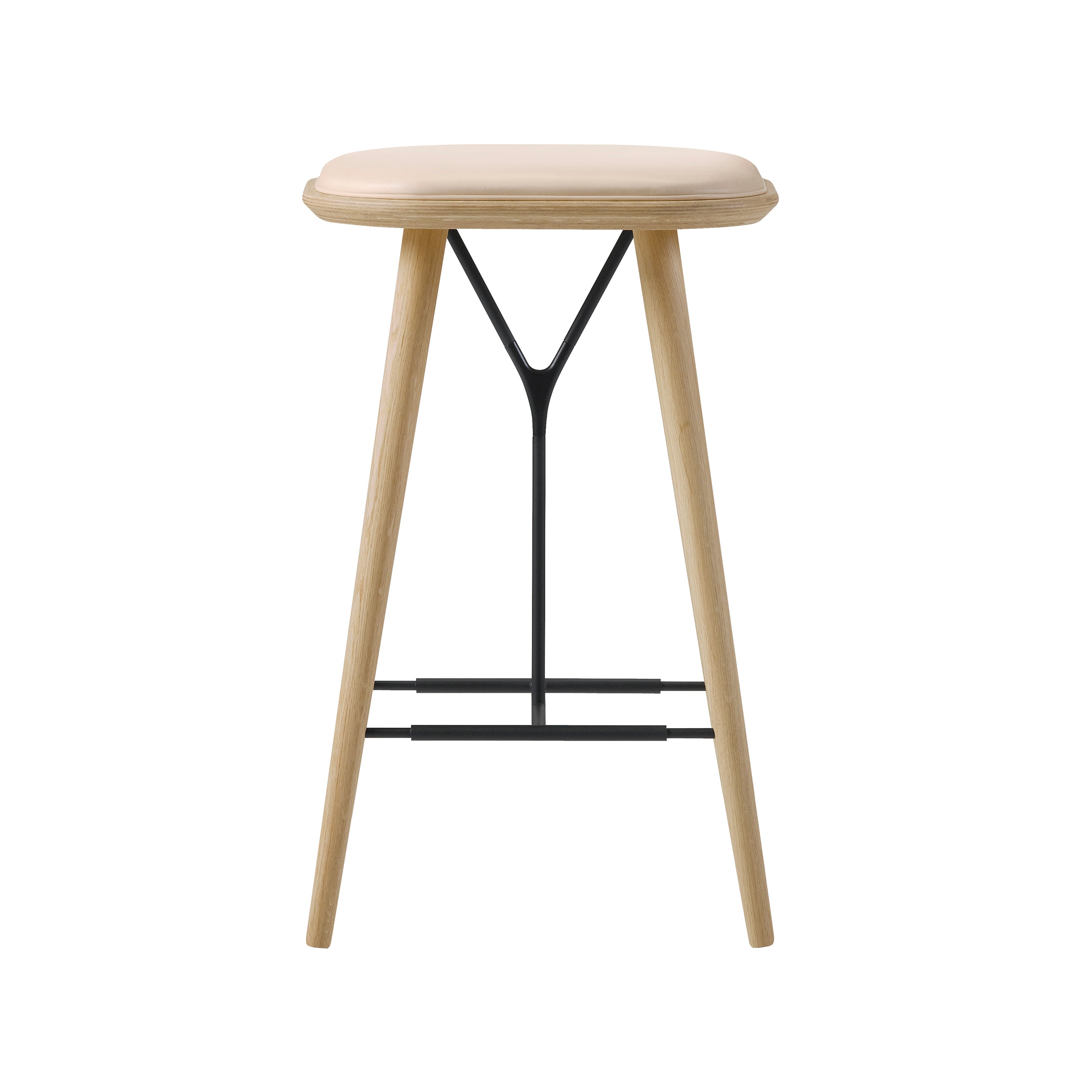 Spine Bar + Counter Stool: Counter + Lacquered Oak