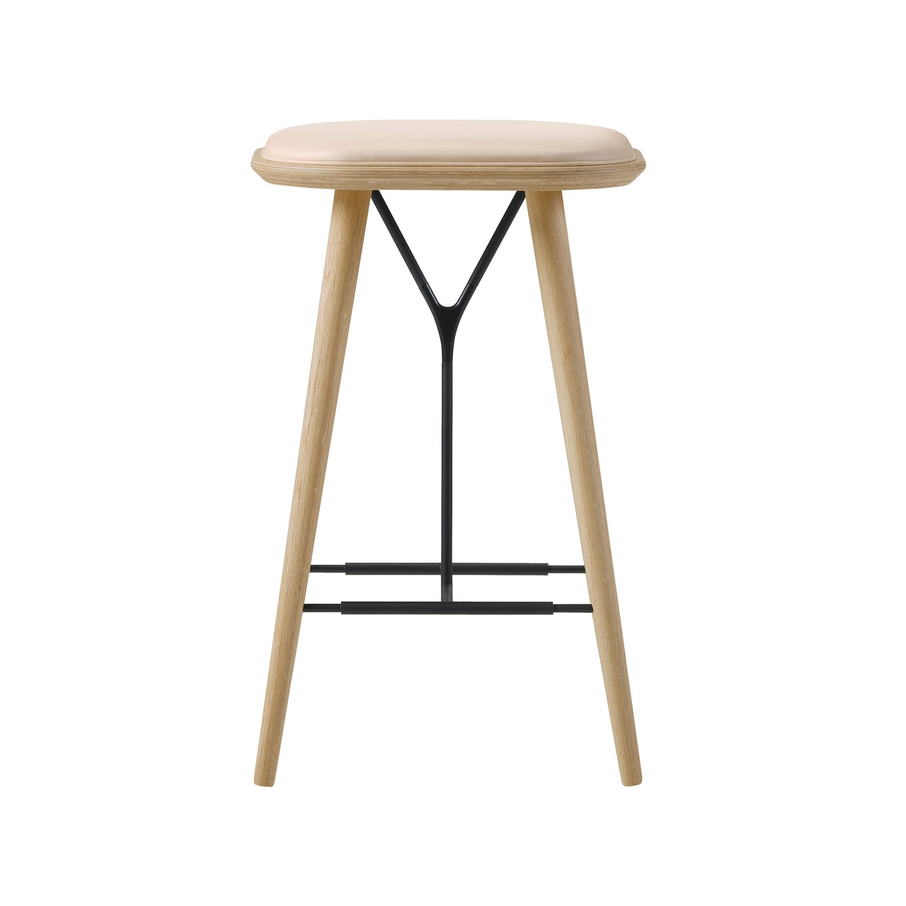 Spine Bar + Counter Stool: Counter + Lacquered Oak