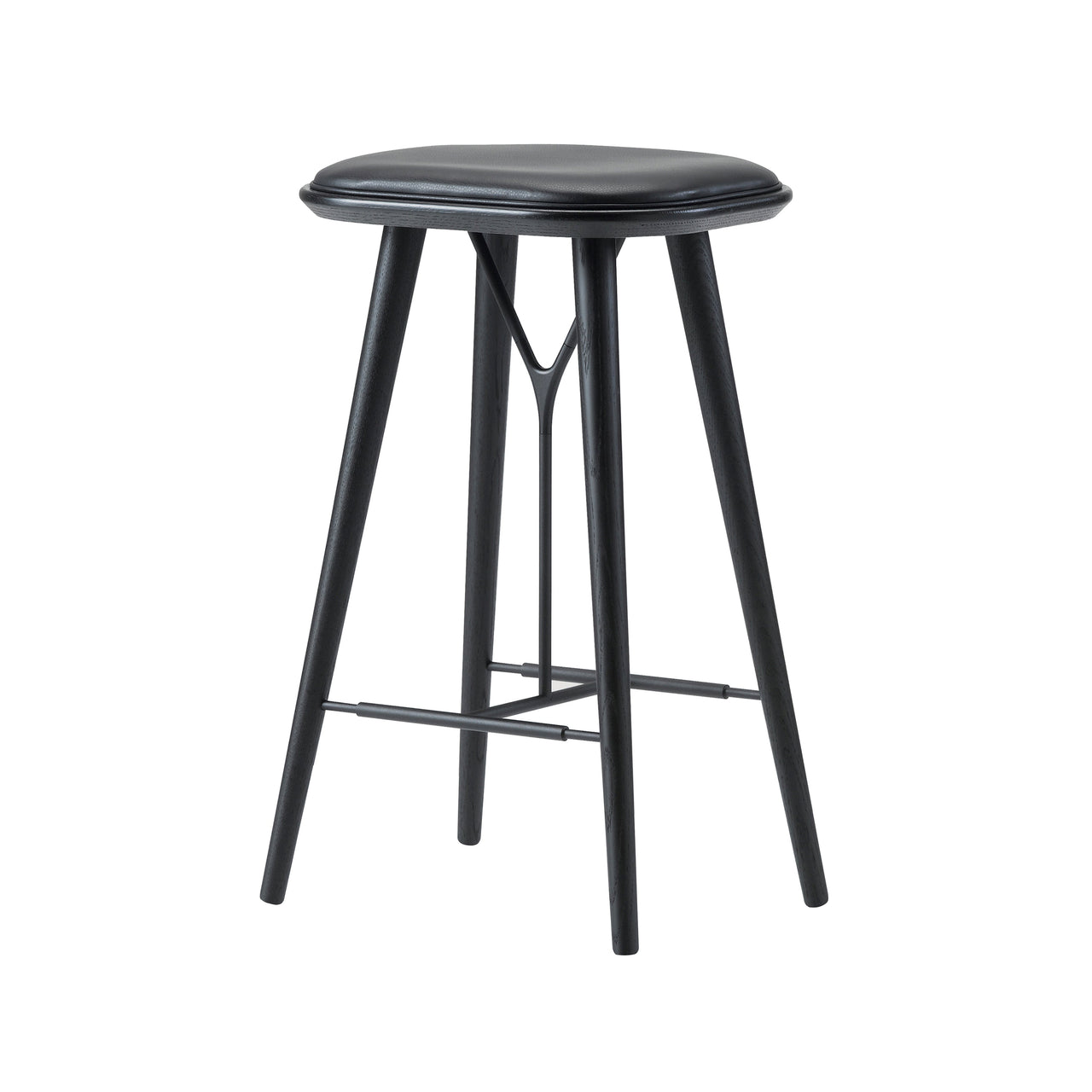Spine Bar + Counter Stool: Counter + Black Lacquered Ash