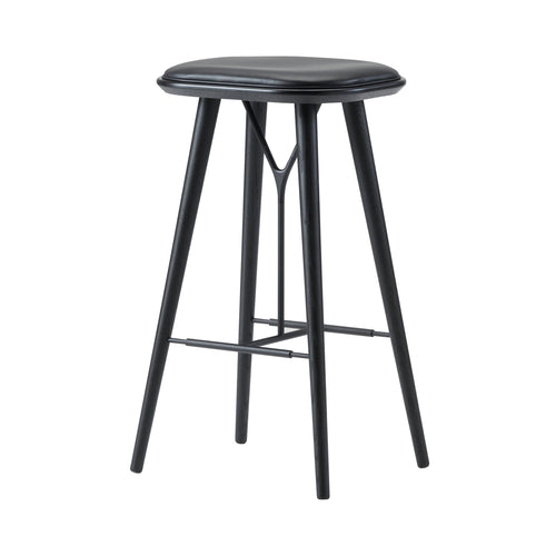 Spine Bar + Counter Stool: Bar + Black Lacquered Ash