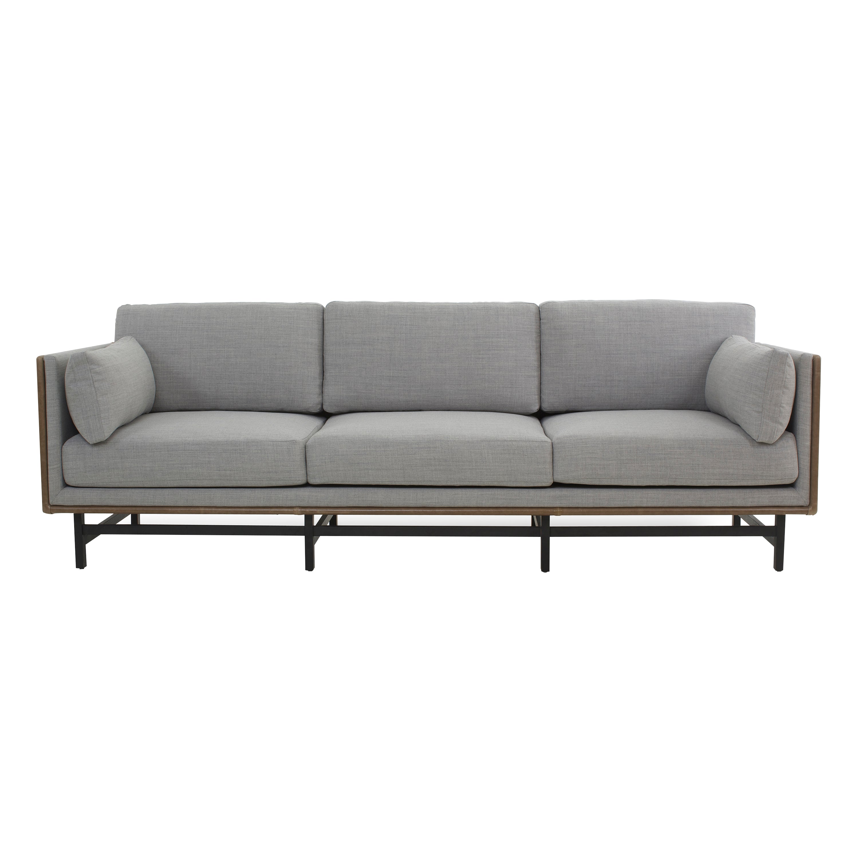 SW Sofa 3 Seater: Black Oak