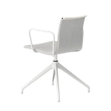 Serif Chair With Armrests: 4 Star Base + Upholstered