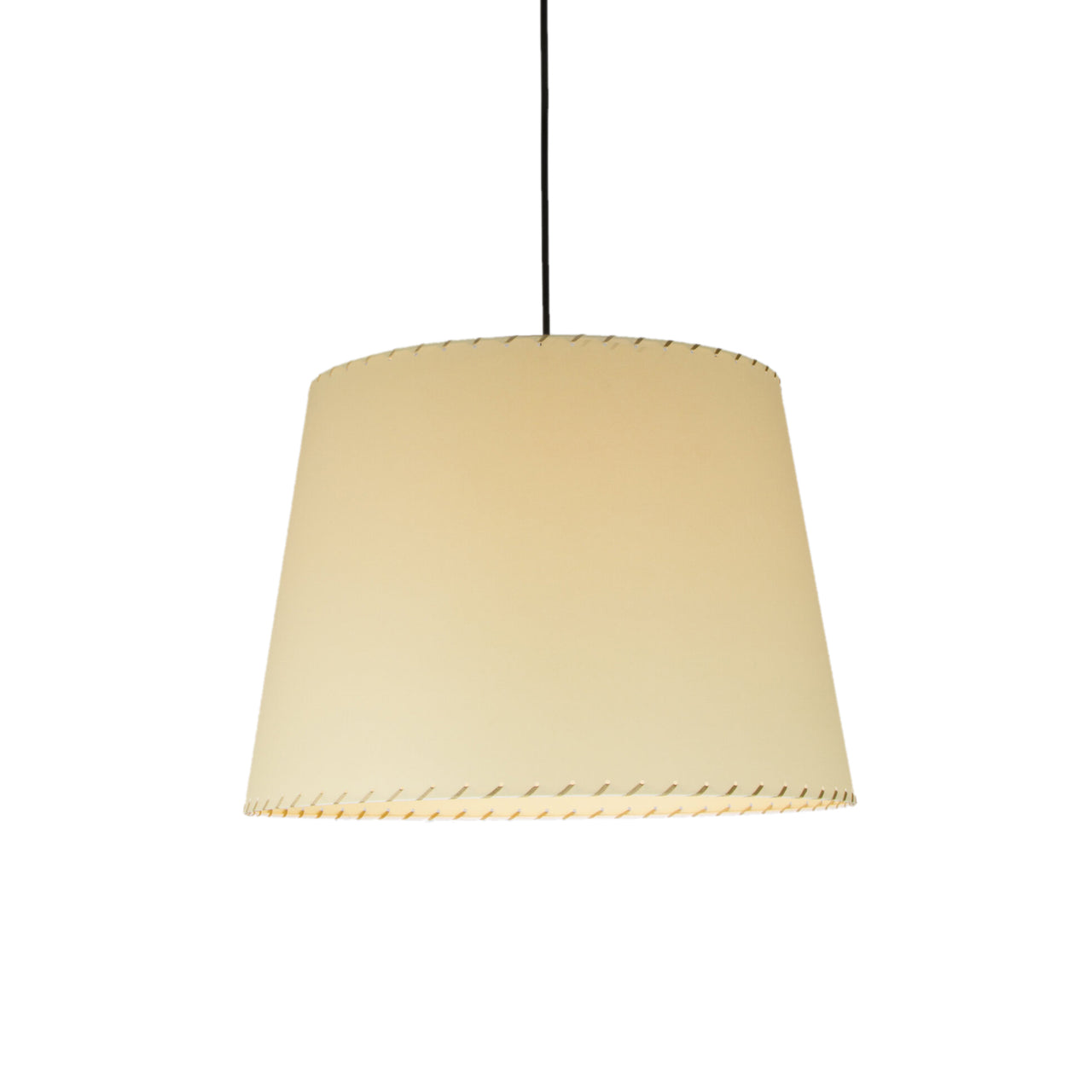 Sistema Sisisí GT1 Pendant Lamp: Stitched Beige Parchment + Black