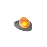 Pebble Pendant Light: B + D + Slate + Citrine