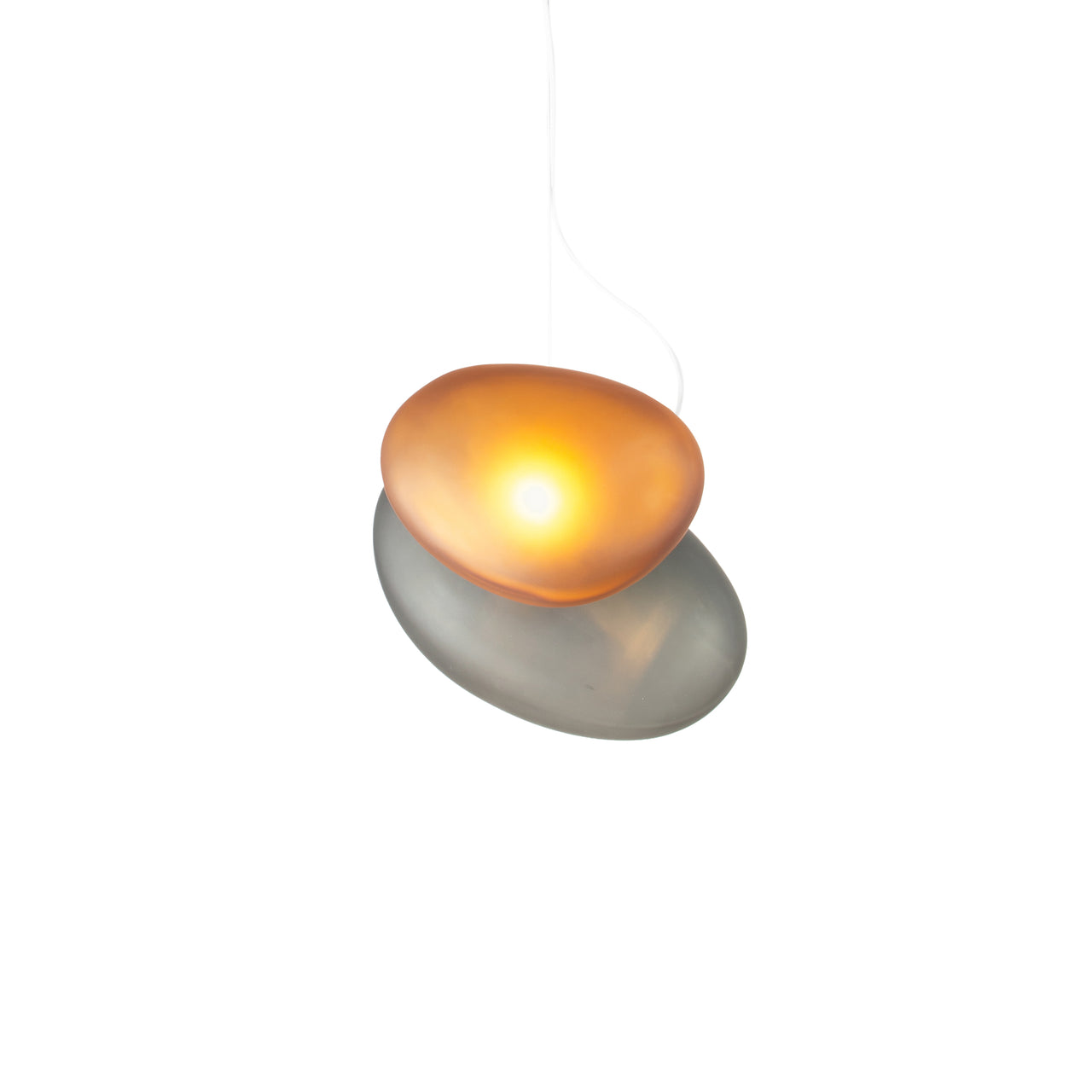 Pebble Pendant Light:  A +  C + Slate + Citrine