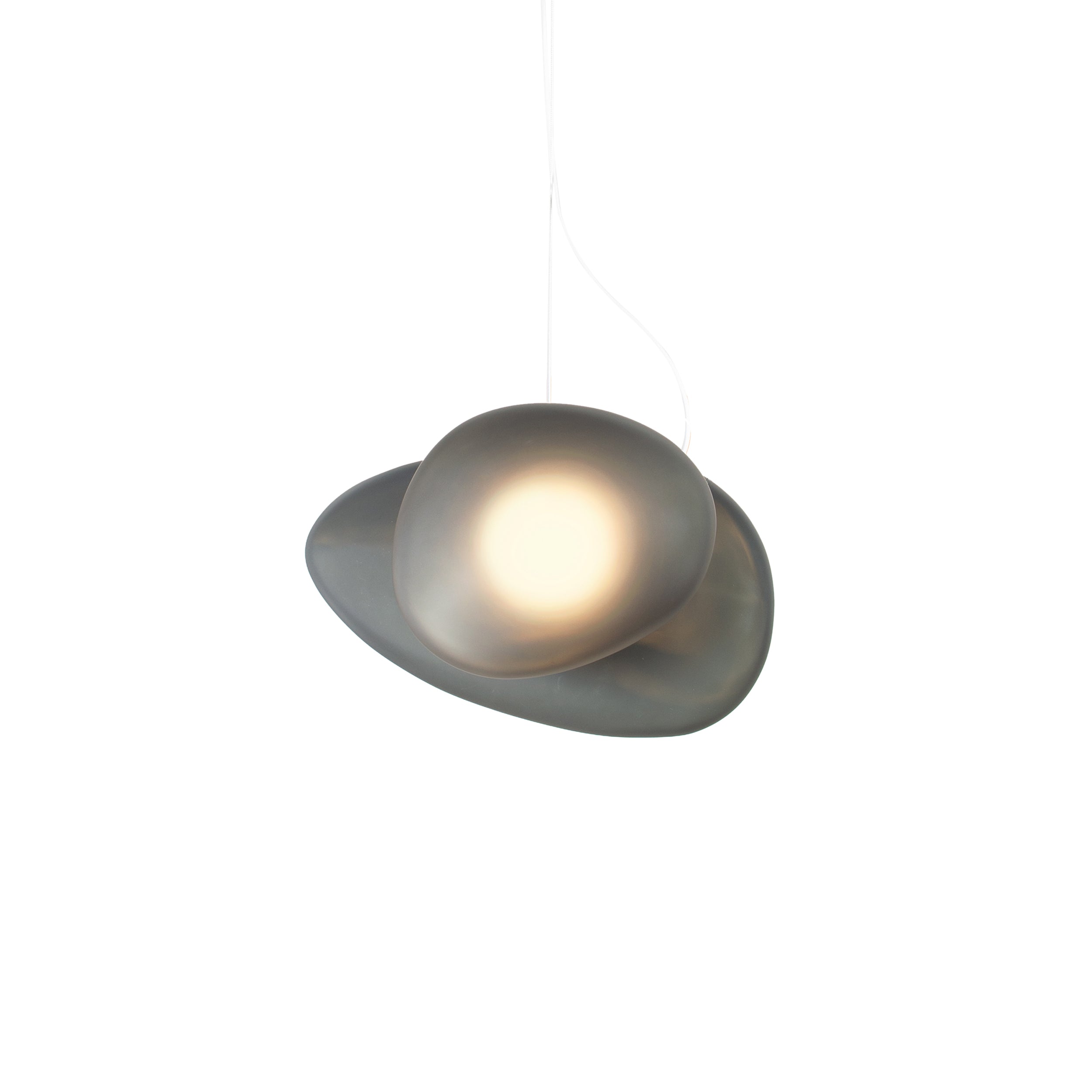 Pebble Pendant Light: B + C + Slate + Slate