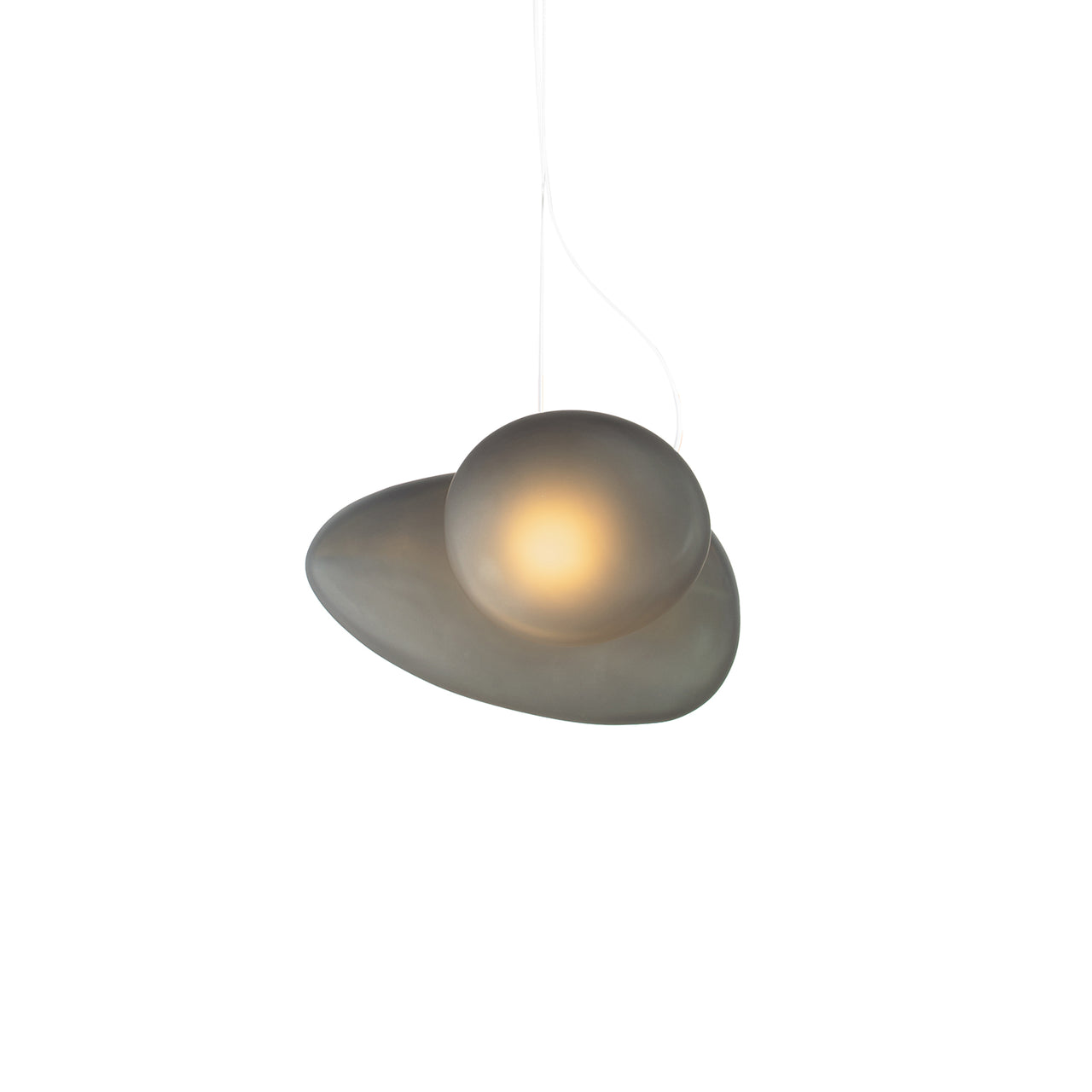 Pebble Pendant Light: B + D + Slate + Slate