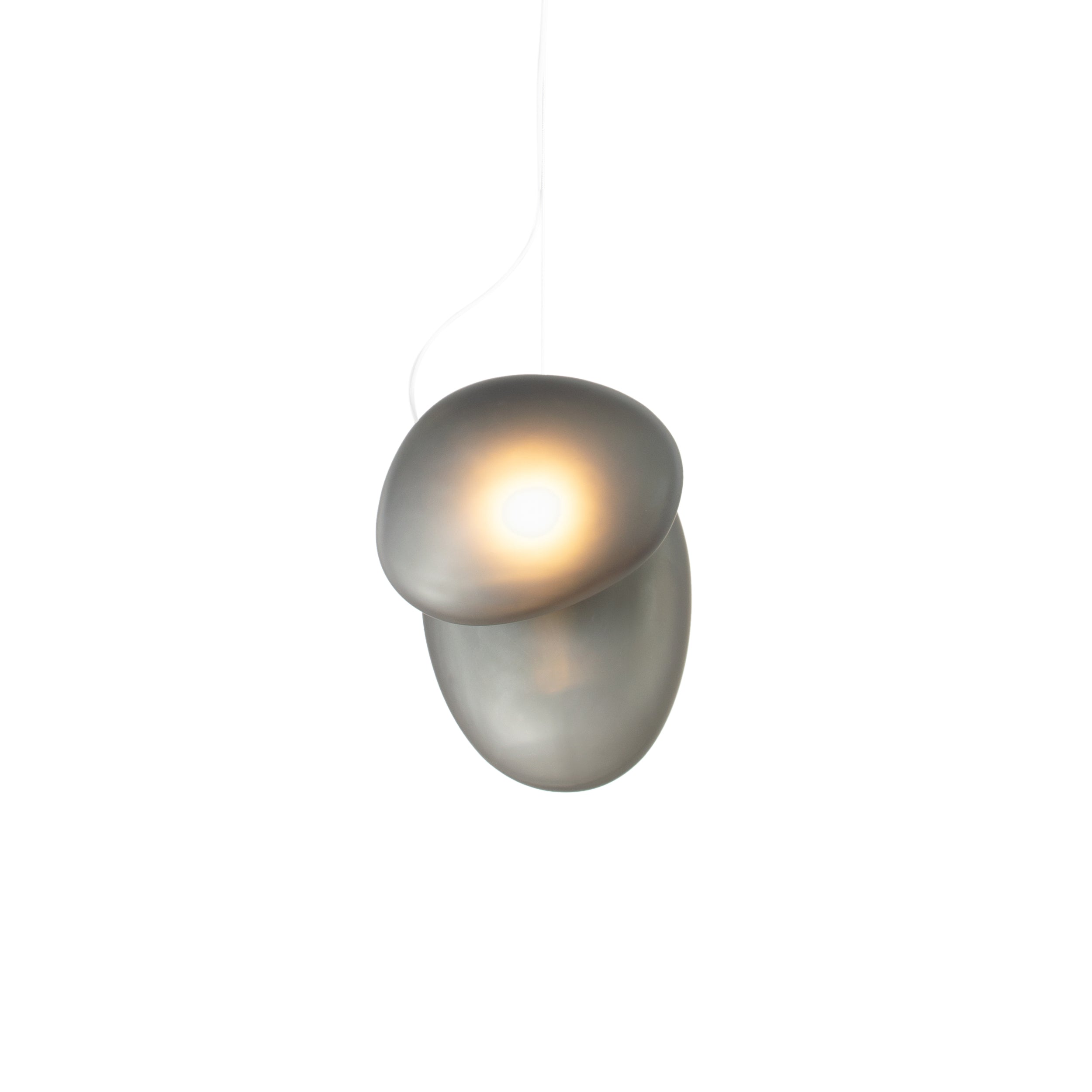 Pebble Pendant Light: A + C + Slate + Slate