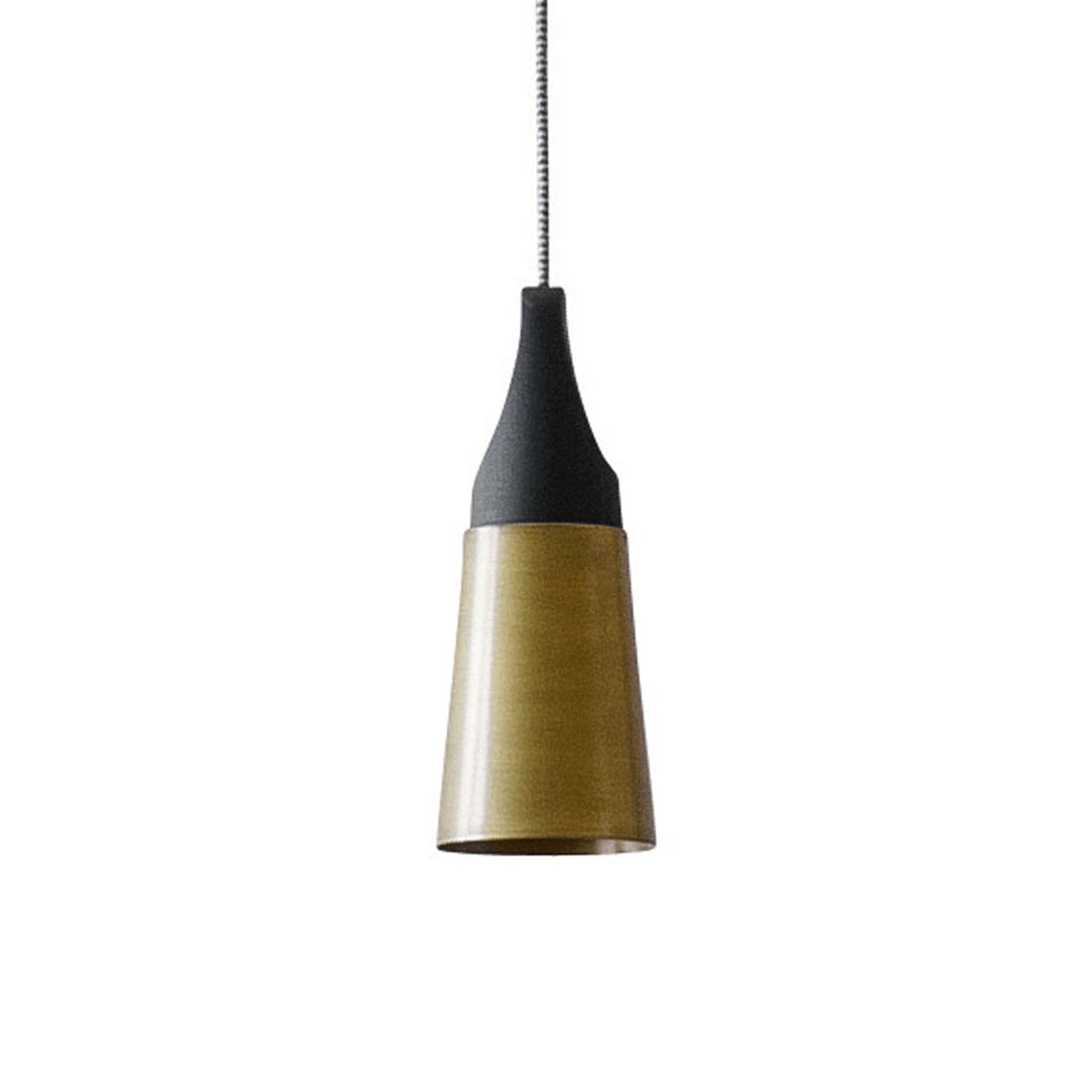 Slope Suspension Light: High + Black Aniline + Bronze