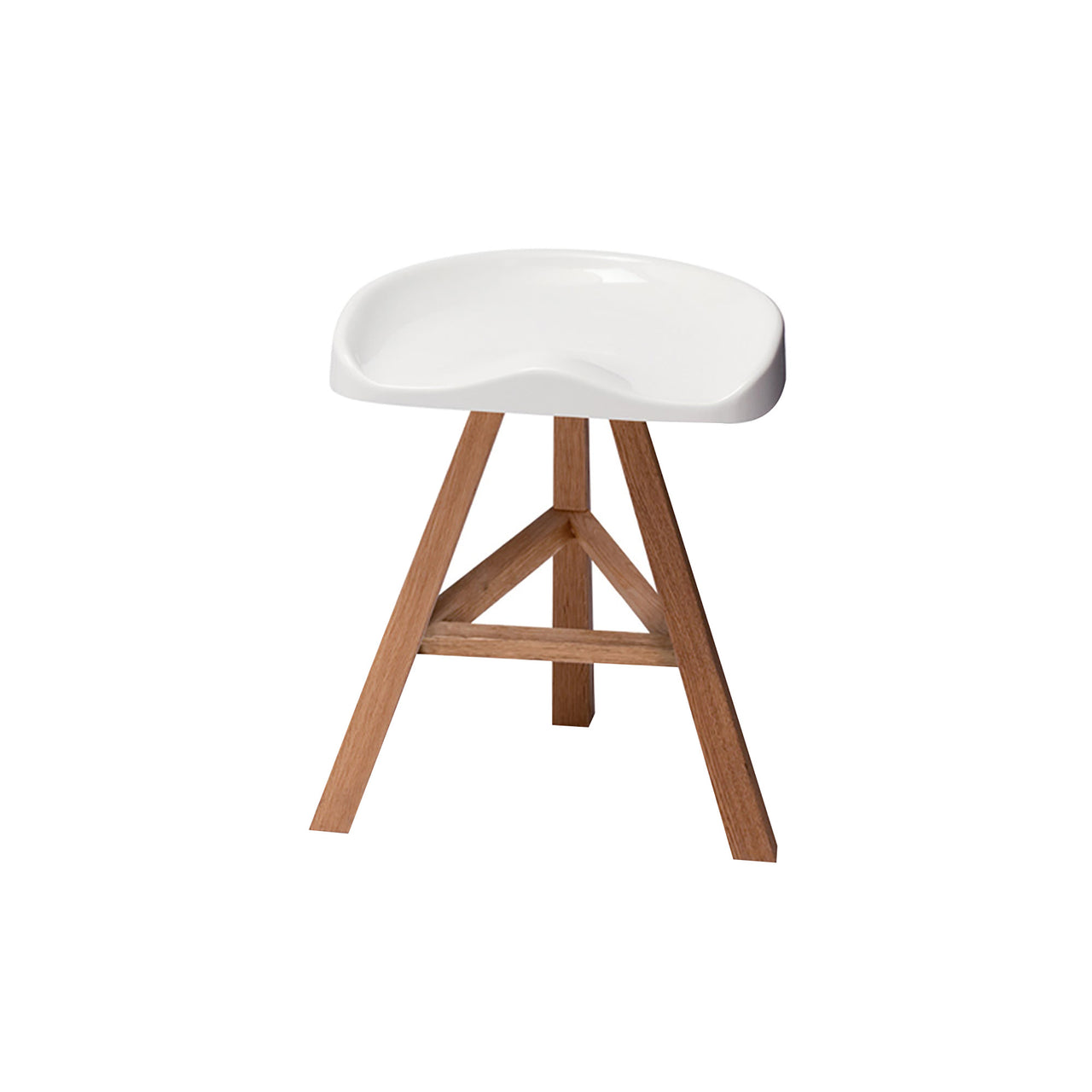 Heidi Stool: Dining + White