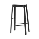 Crofton Bar + Counter Stool: Bar + Stained Black Pine