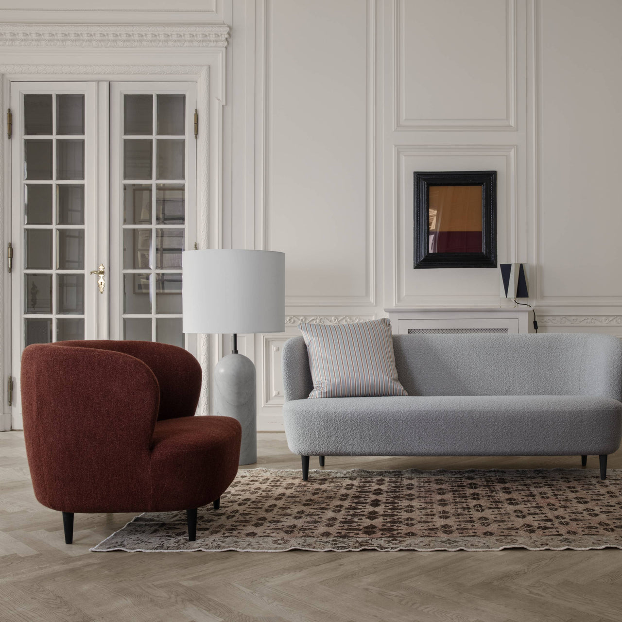 Stay Lounge Chair Large: Wood Base