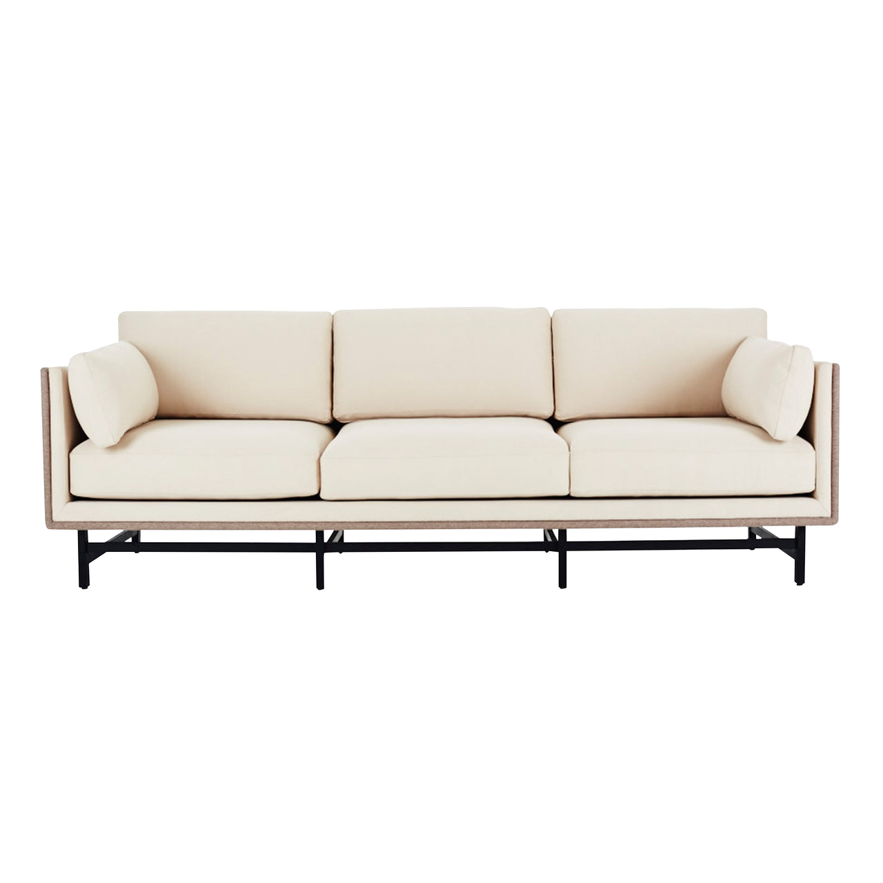 SW Sofa 3 Seater: Black Oak