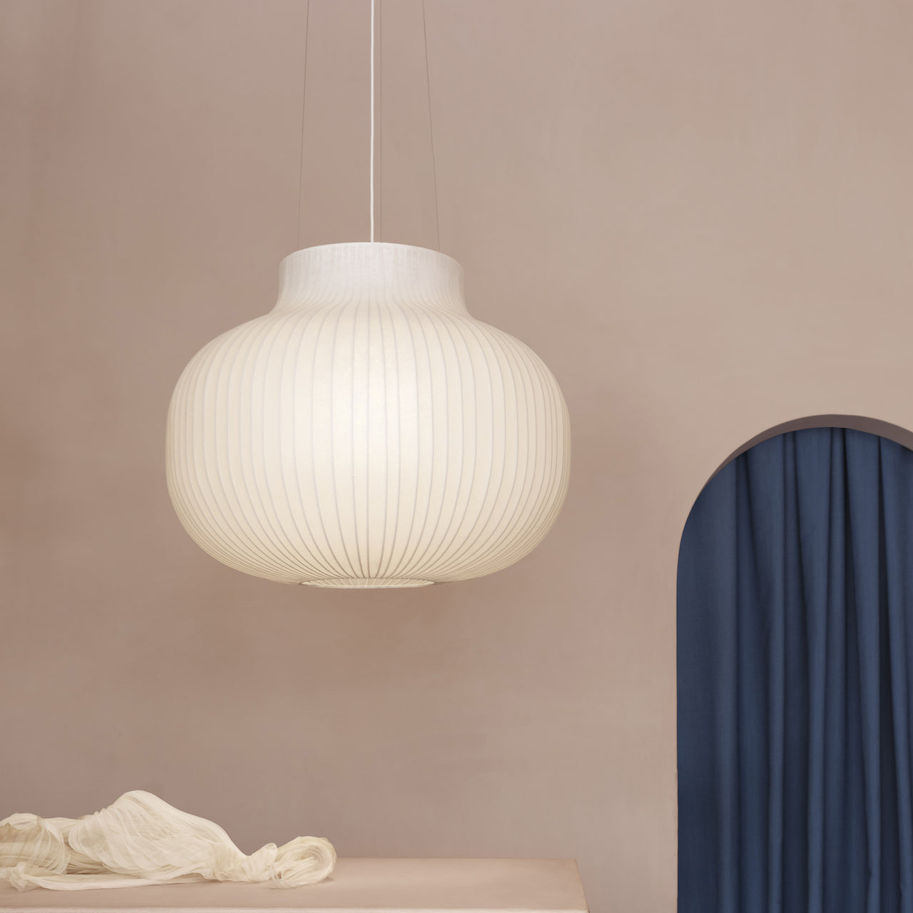 Strand Pendant Lamp: Closed - Quick Ship