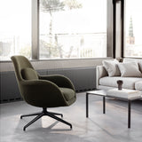 Swoon Lounge Chair Petit: Swivel Base + LS
