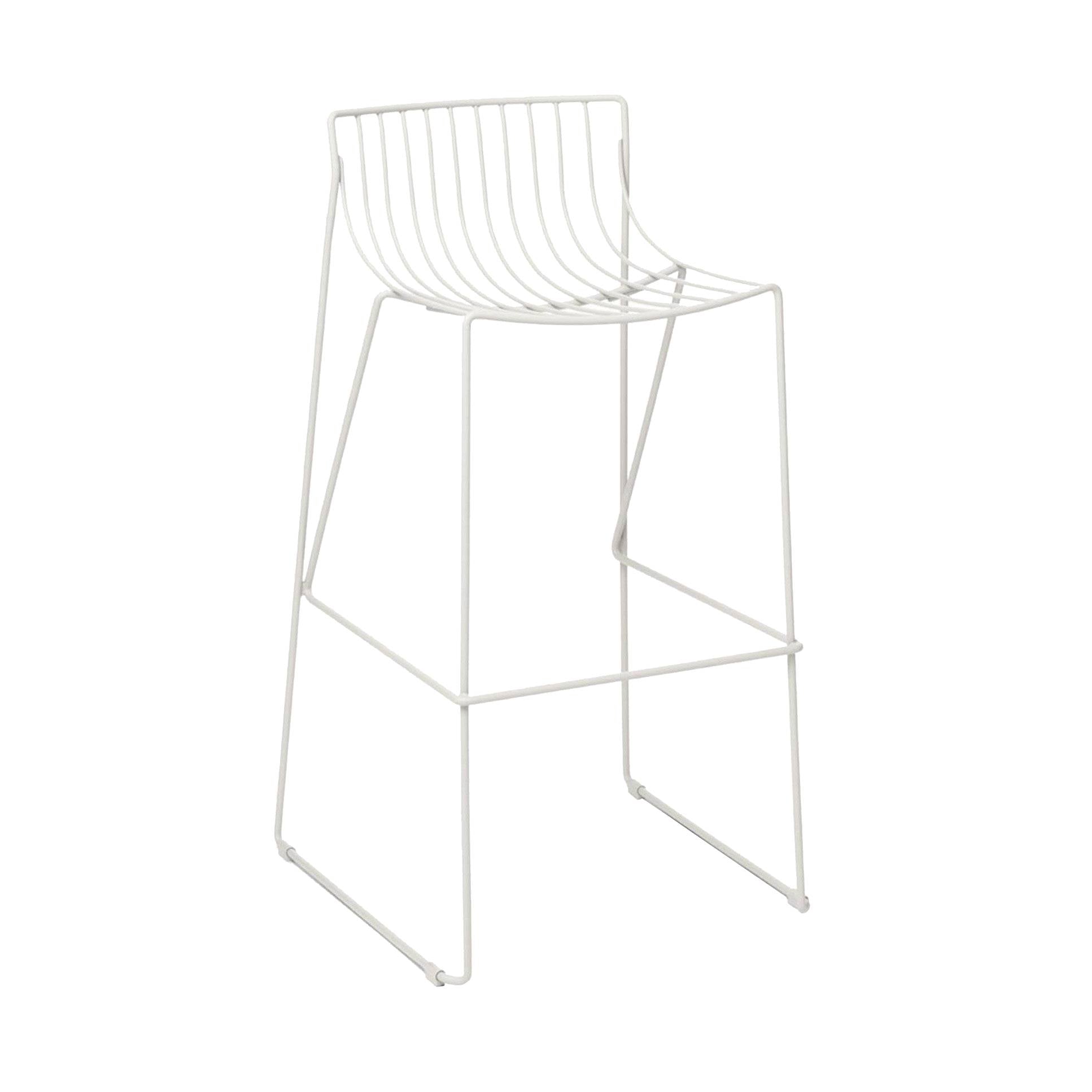 Tio Bar Stool: White