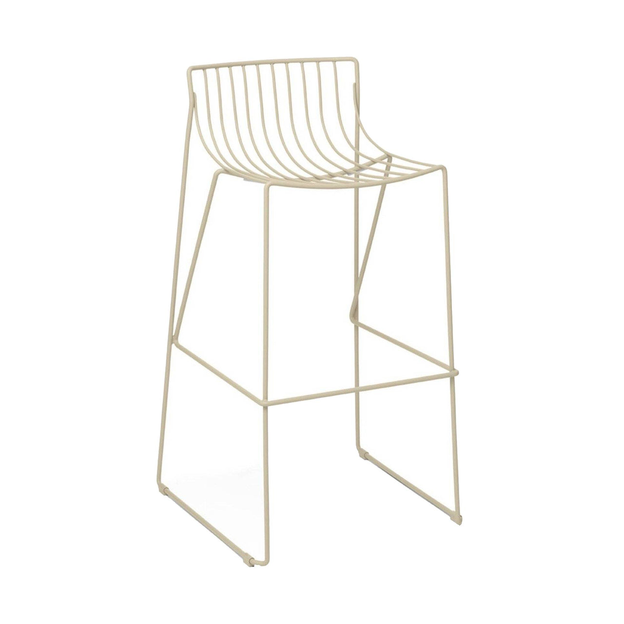 Tio Bar Stool: Ivory