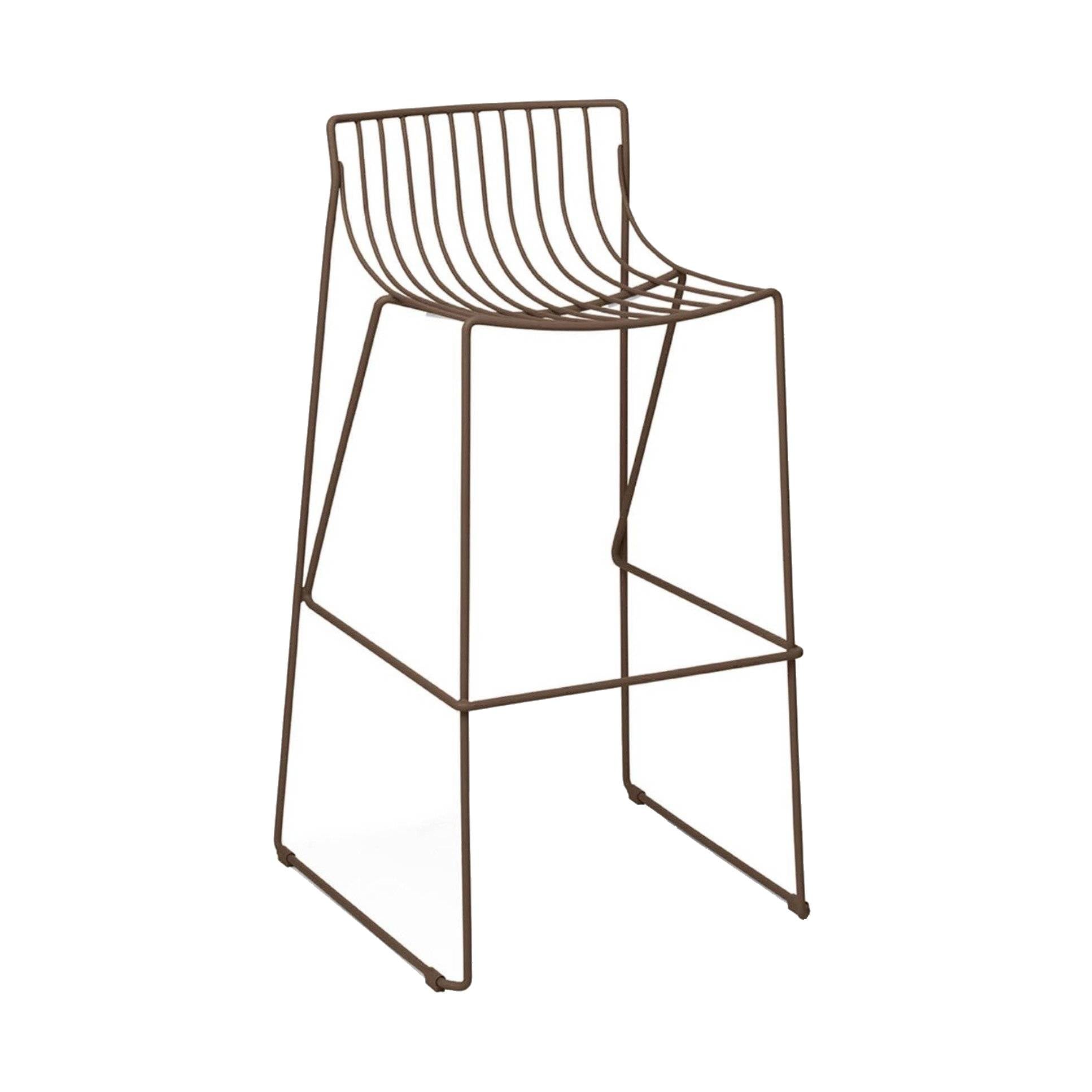 Tio Bar Stool: Pale Brown