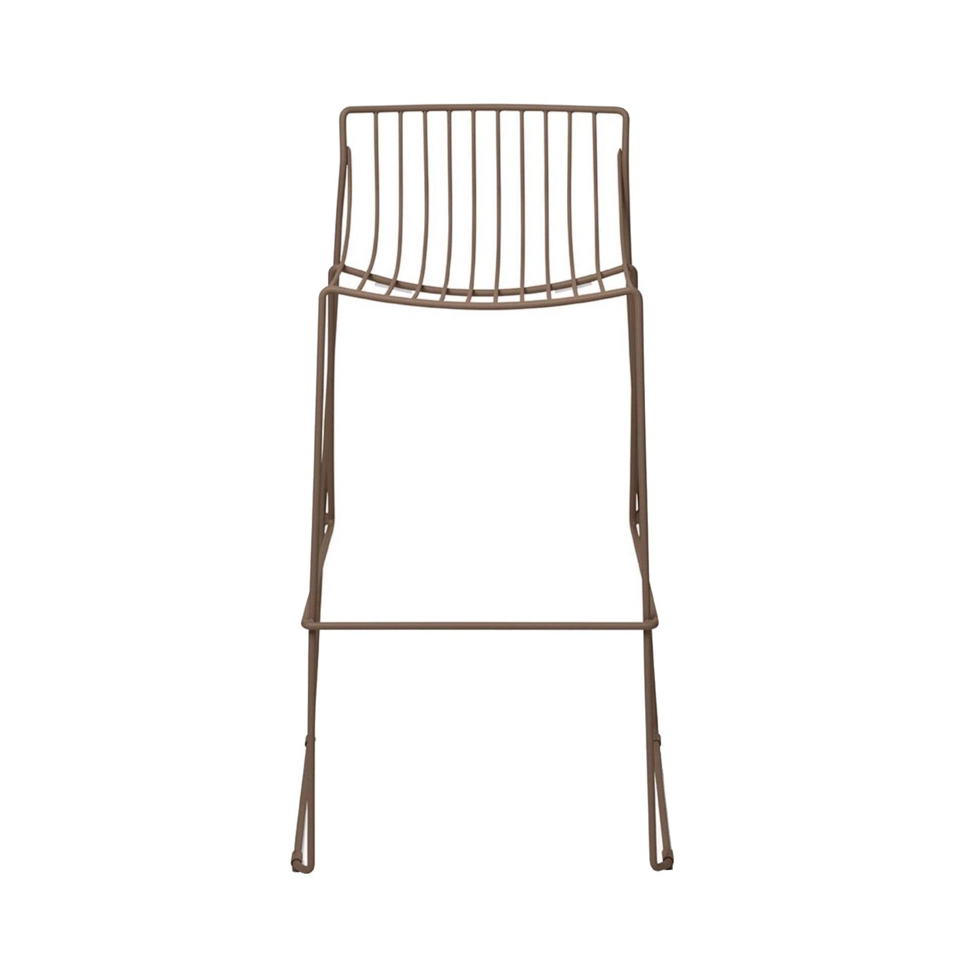 Tio Bar Stool: Pale Brown