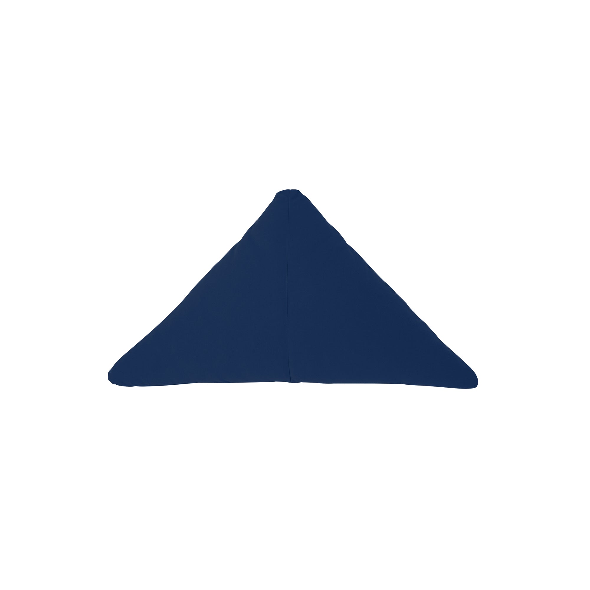 Triangle Throw Pillow: Navy