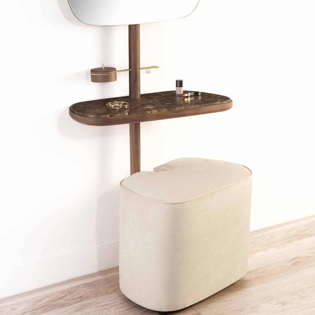 Tocador Vanity Pouf