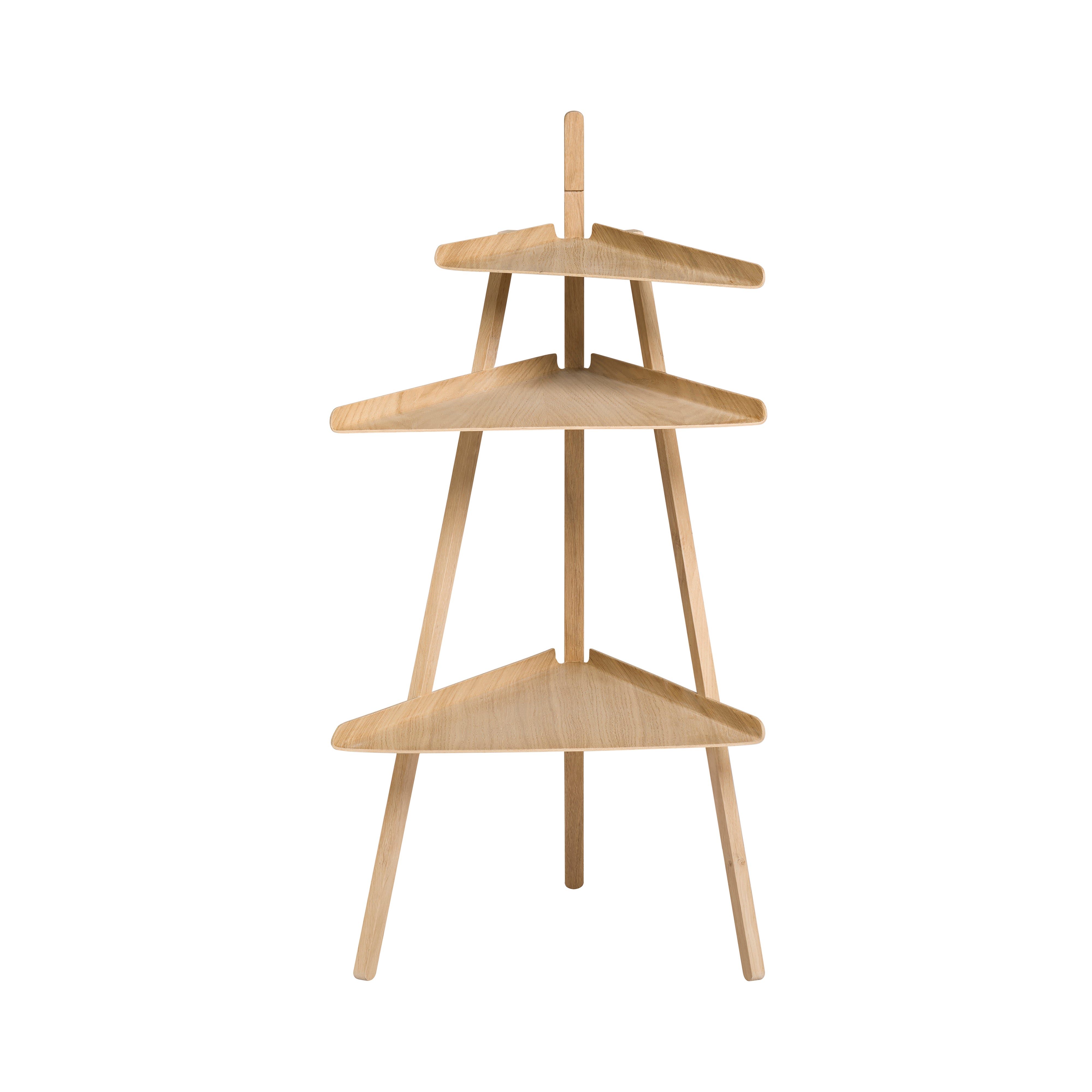 Trio Shelf: Natural Oak