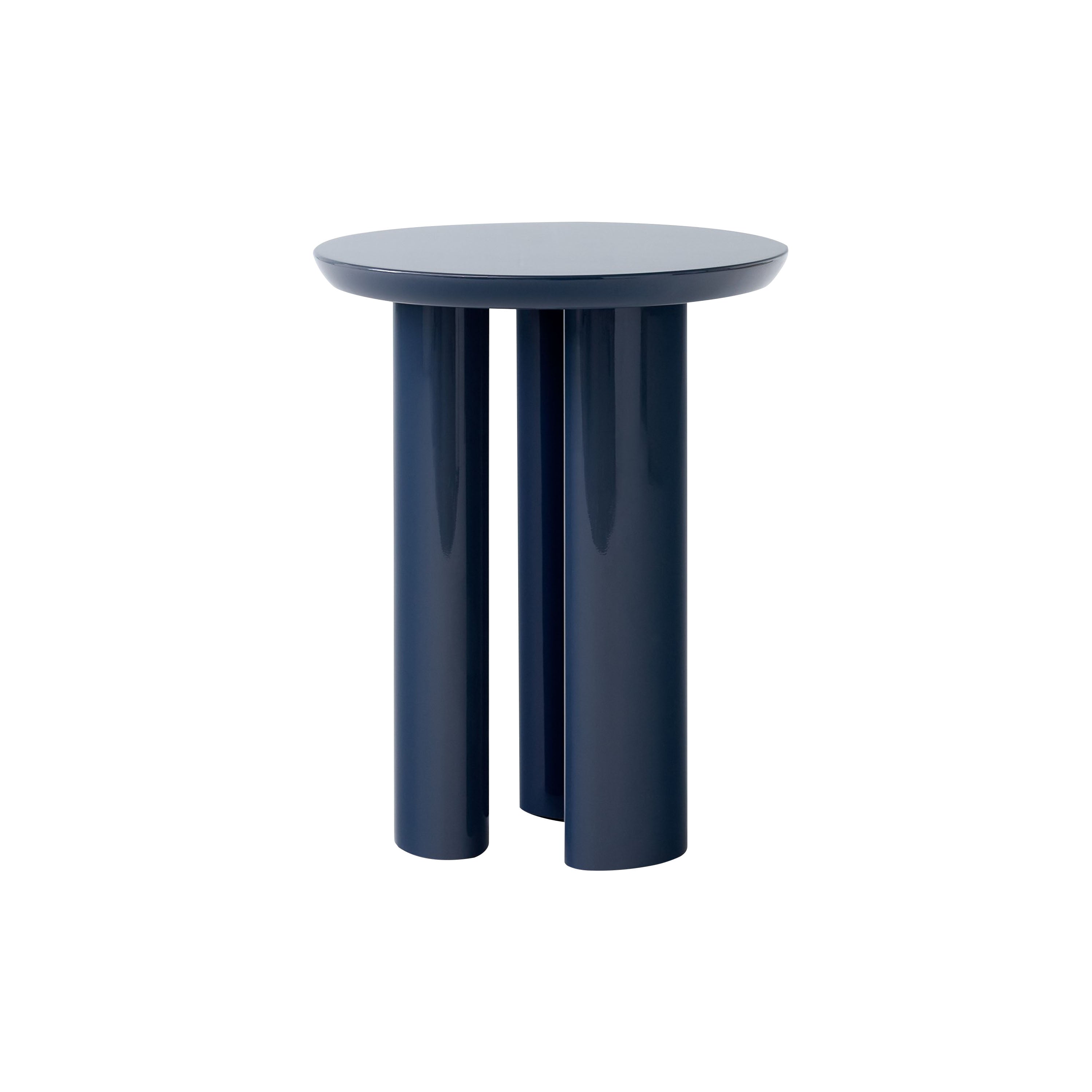 Tung Side Table: JA3 + Steel Blue