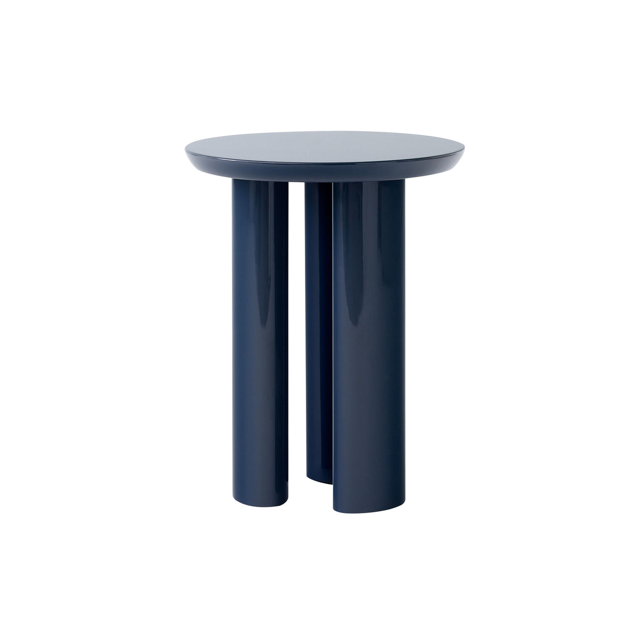 Tung Side Table: JA3 + Steel Blue