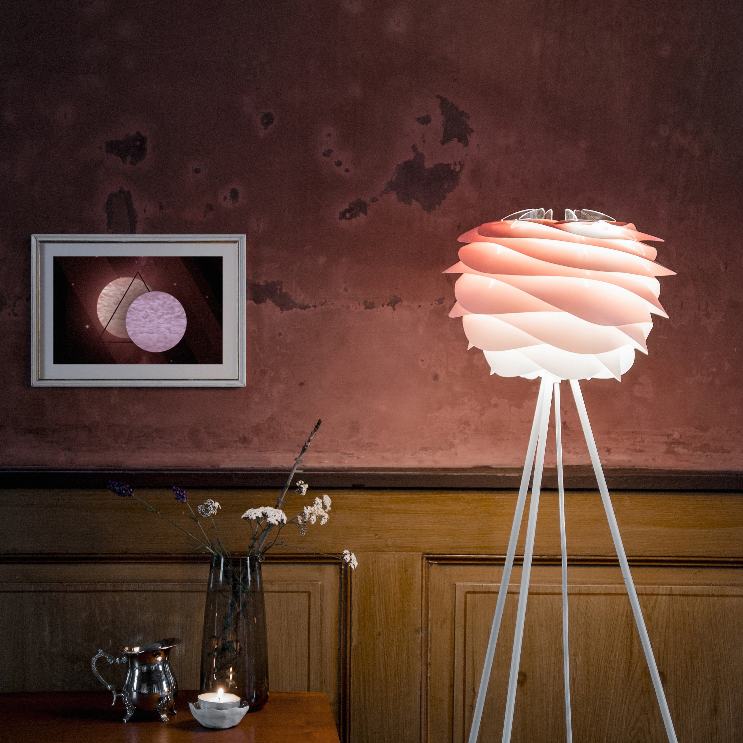 Carmina Tripod Floor Lamp: Quick Ship