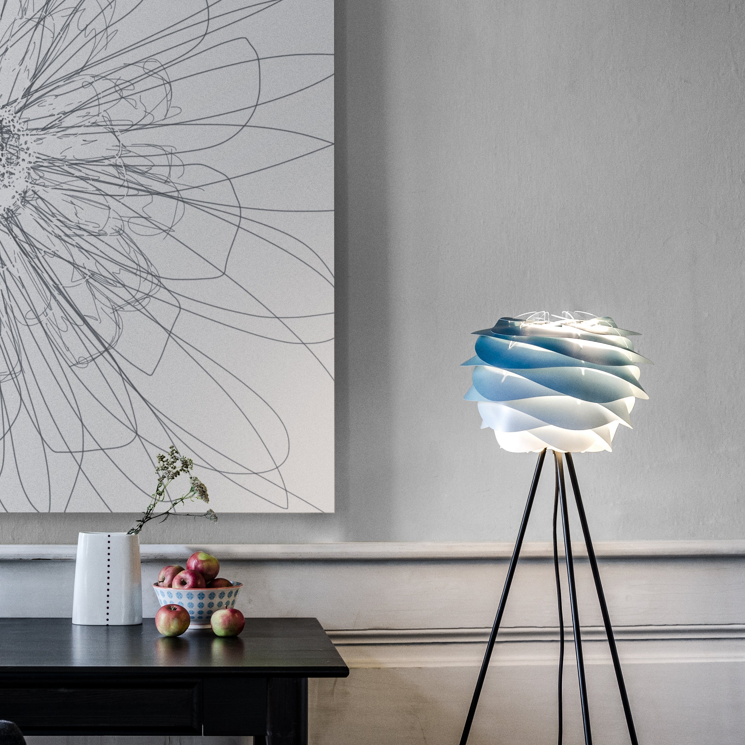 Carmina Tripod Floor Lamp: Quick Ship