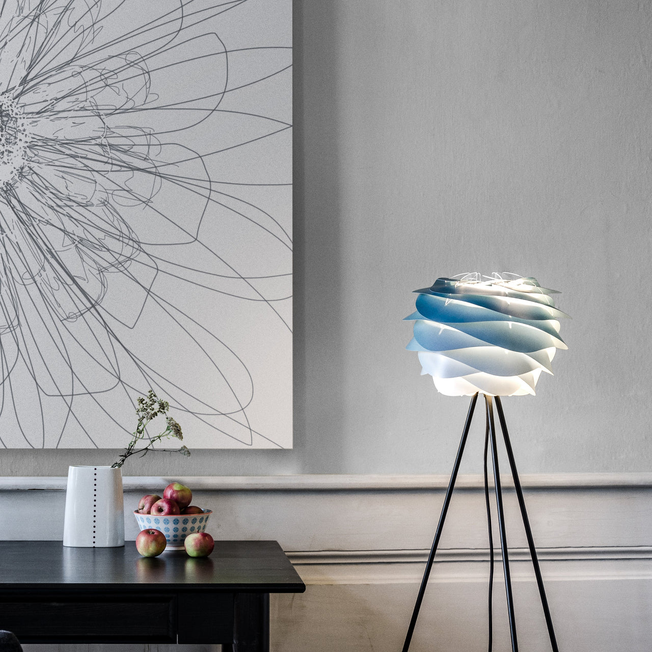 Carmina Tripod Floor Lamp: Quick Ship