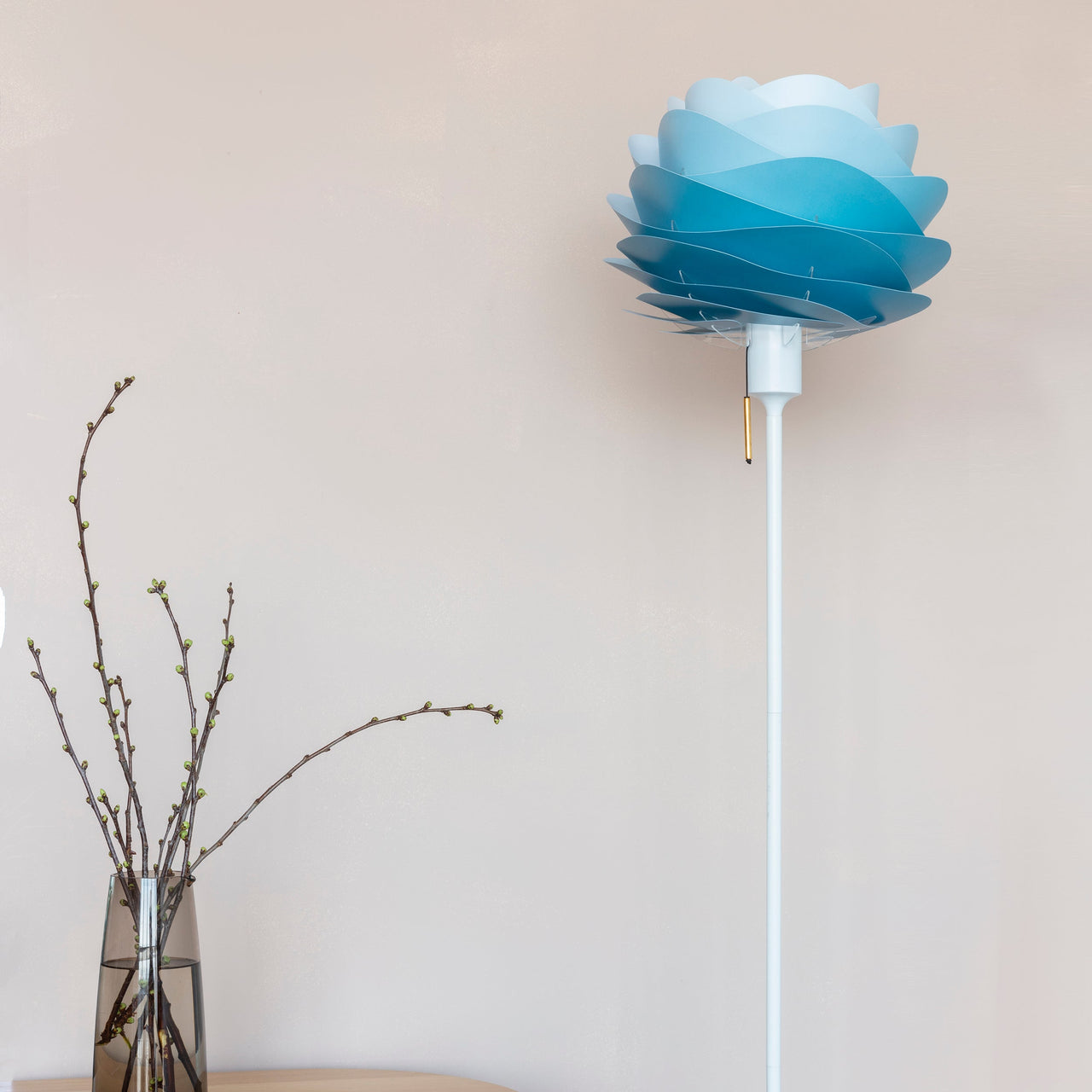 Carmina Champagne Floor Lamp