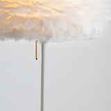 Eos Evia Champagne Floor Lamp: Quick Ship
