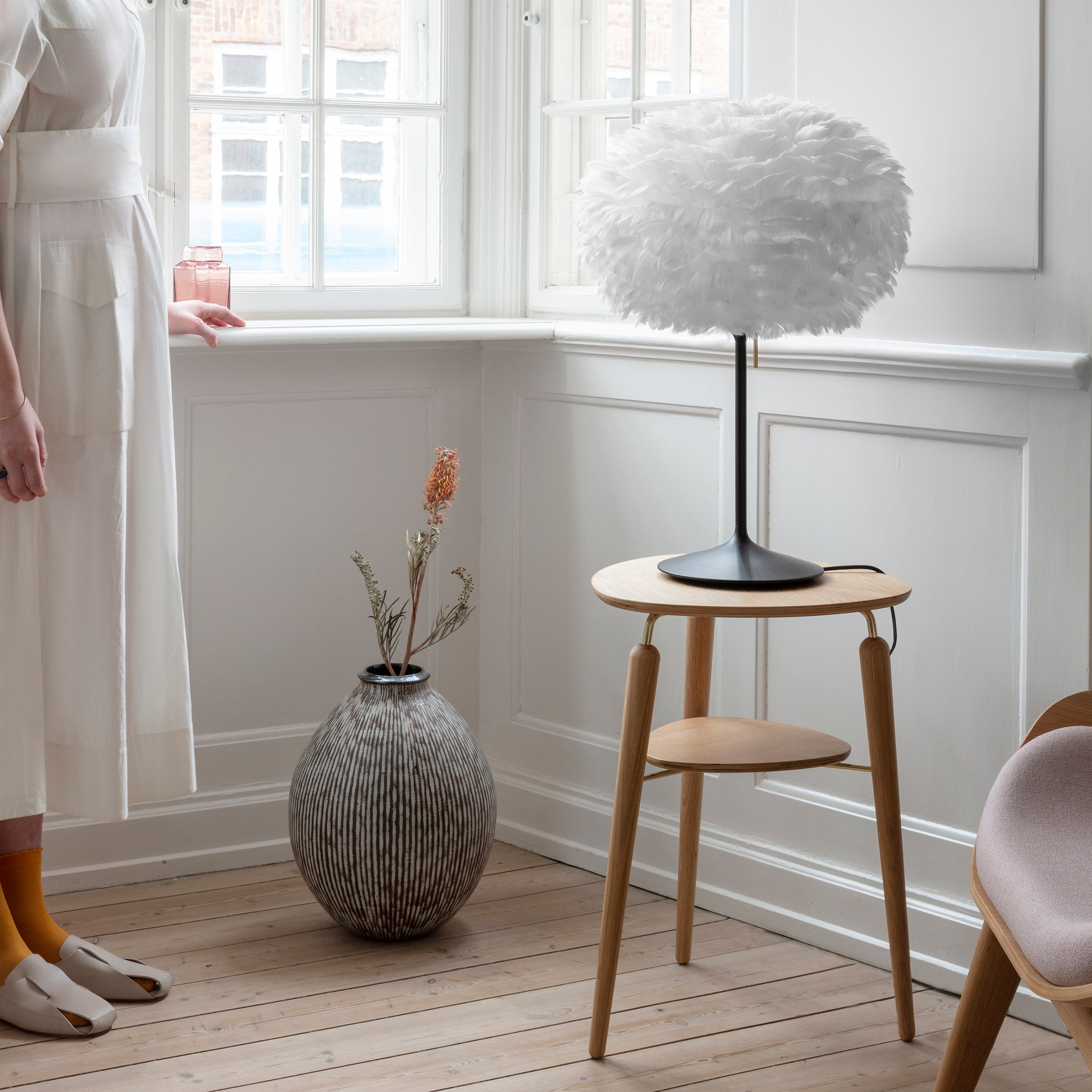 Eos Champagne Table Lamp