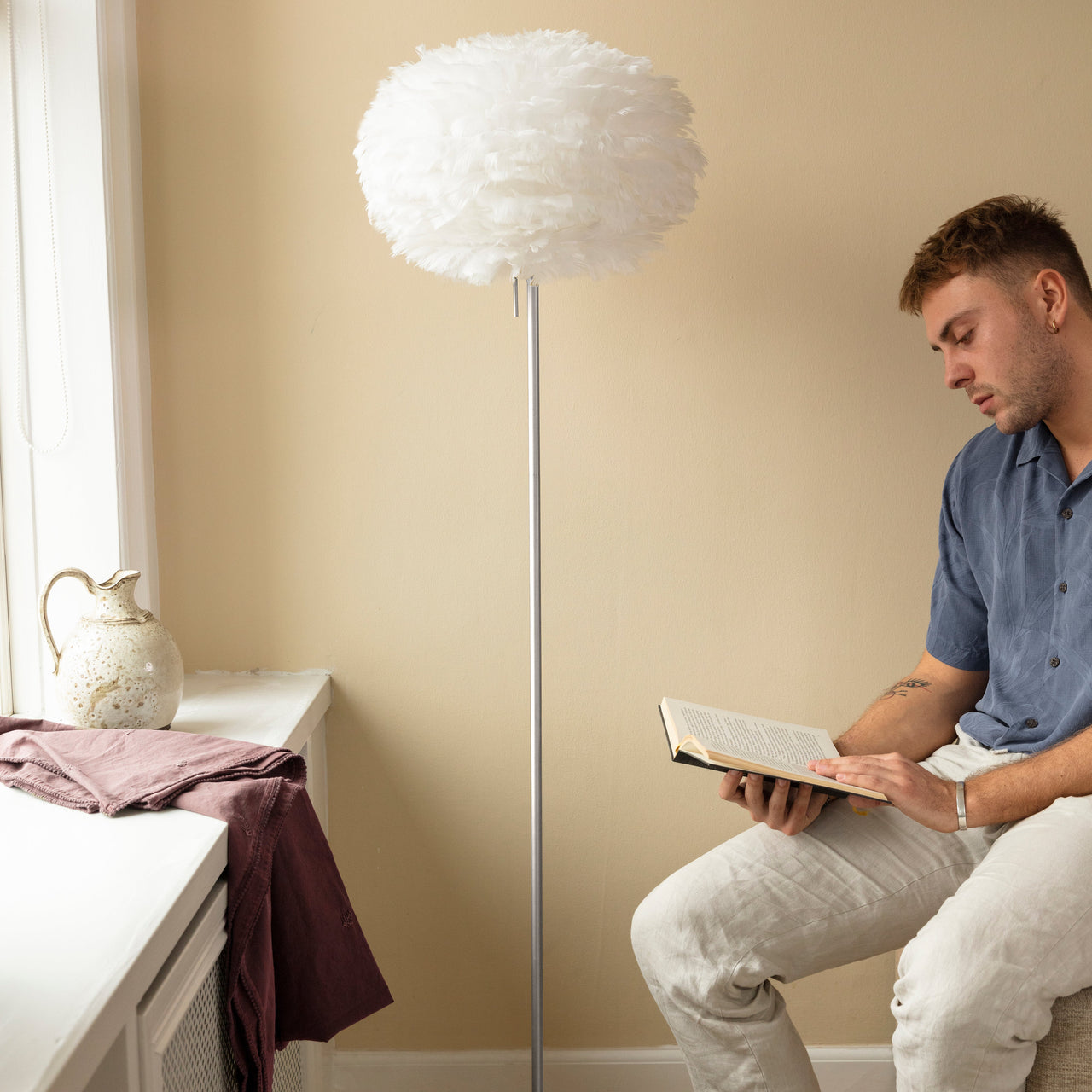 Eos Champagne Floor Lamp