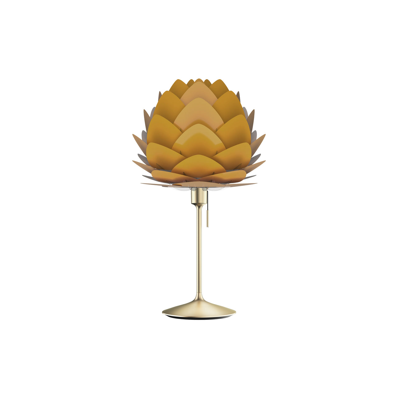 Aluvia Champagne Table Lamp: Mini - 15.8