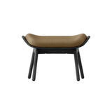 The Reader Ottoman: Black Oak + Sugar Brown