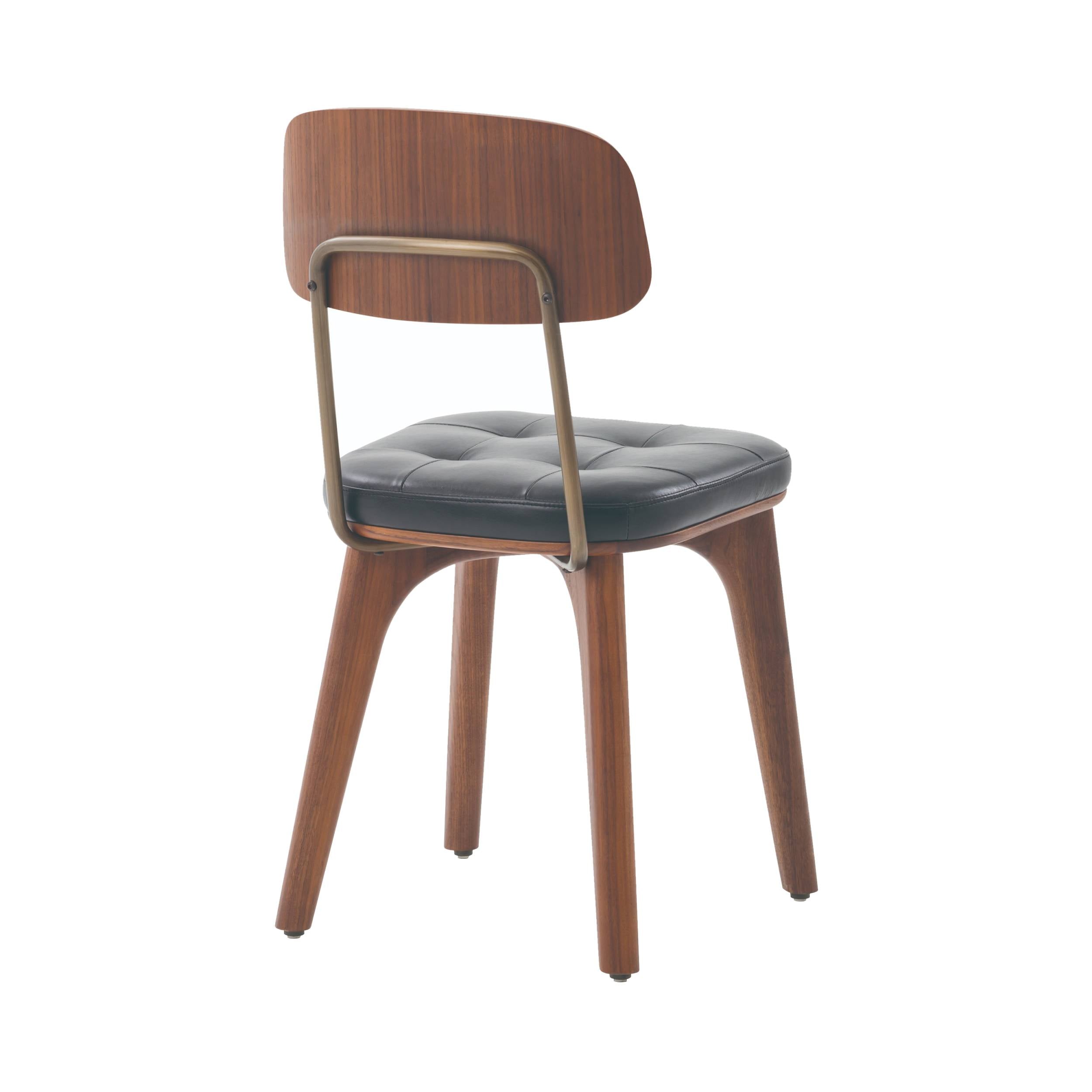 Utility Chair V: Natural Walnut