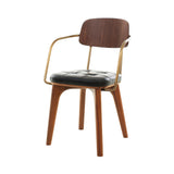 Utility Armchair V: Natural Walnut