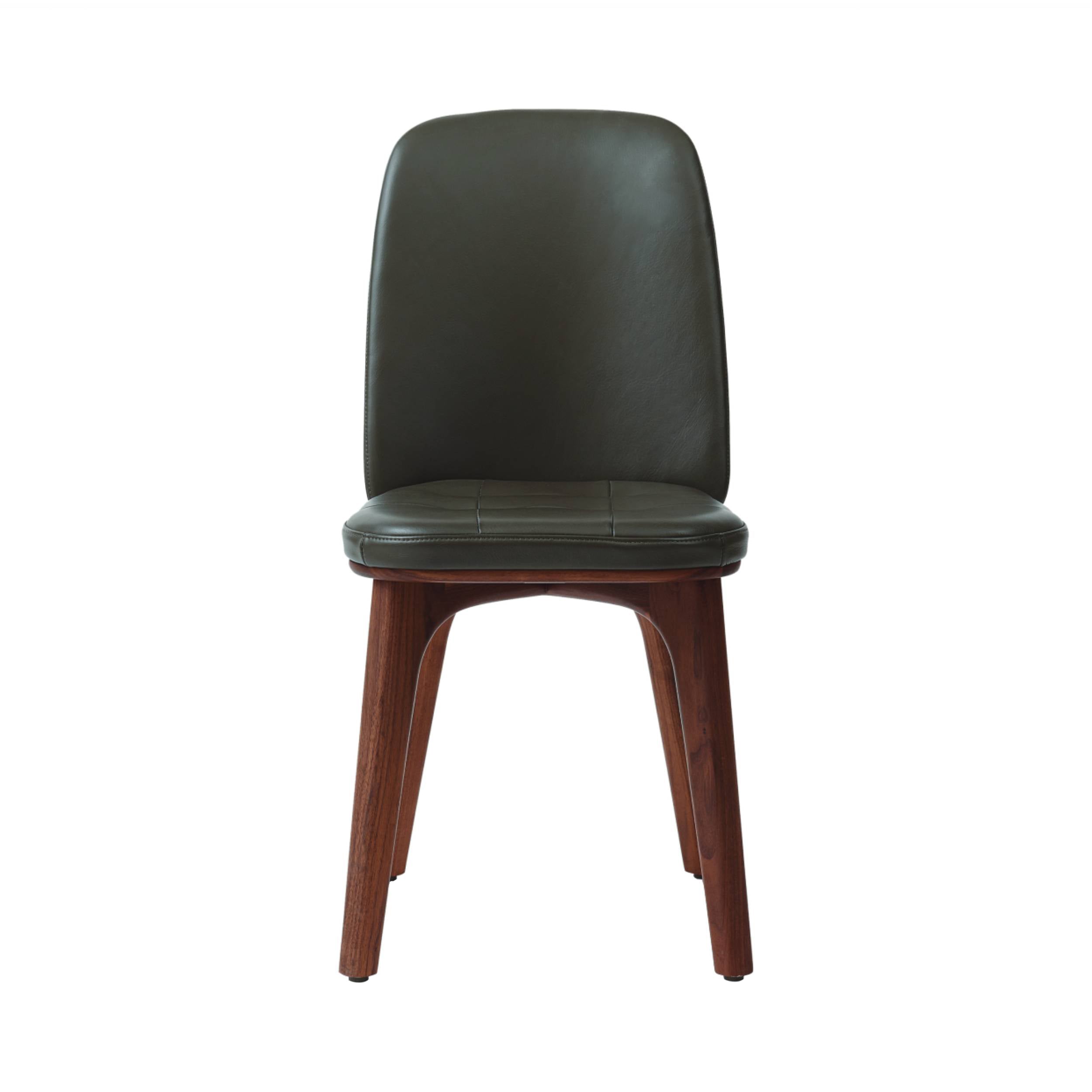 Utility Highback Chair: Natural Walnut