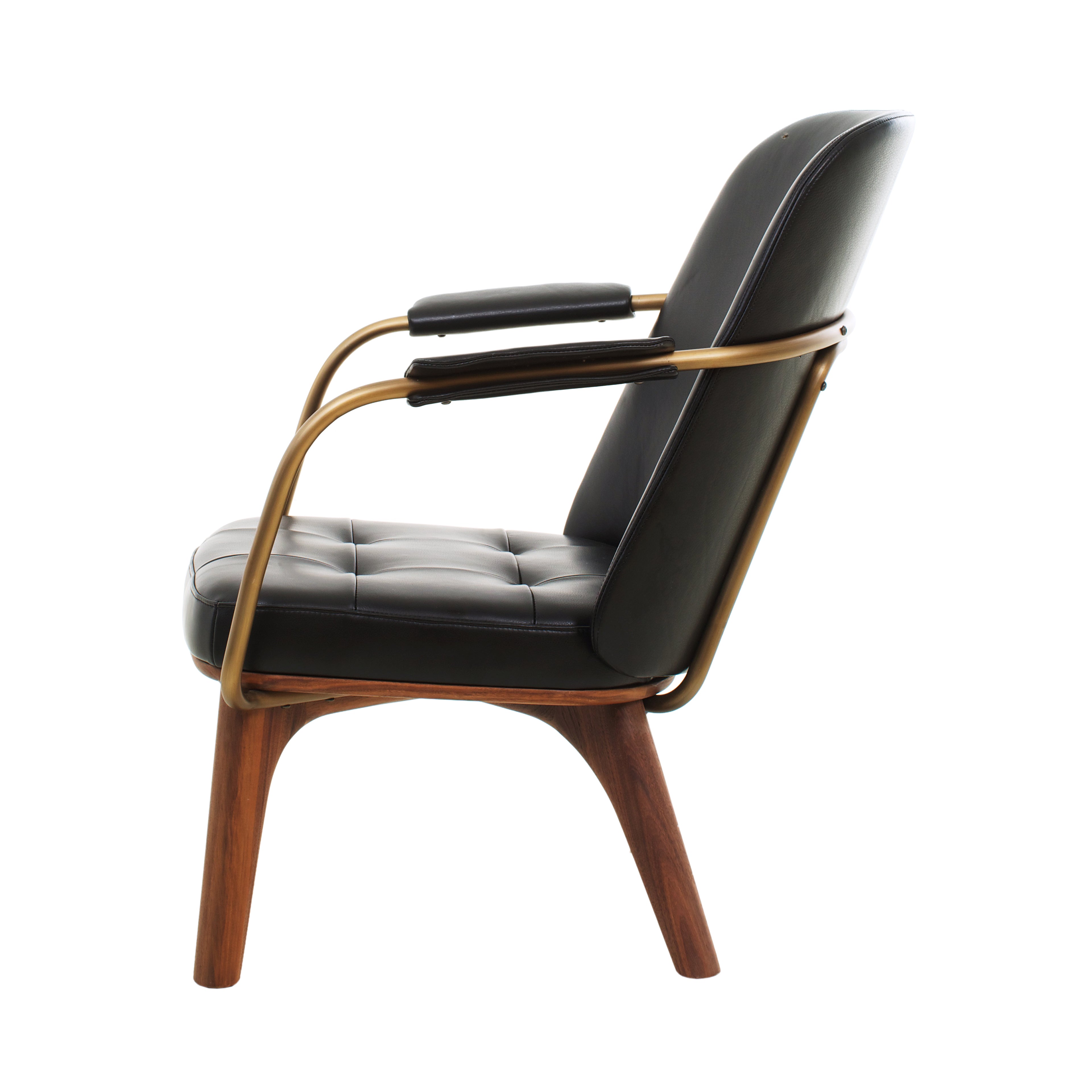 Utility Lounge Chair: Natural Walnut