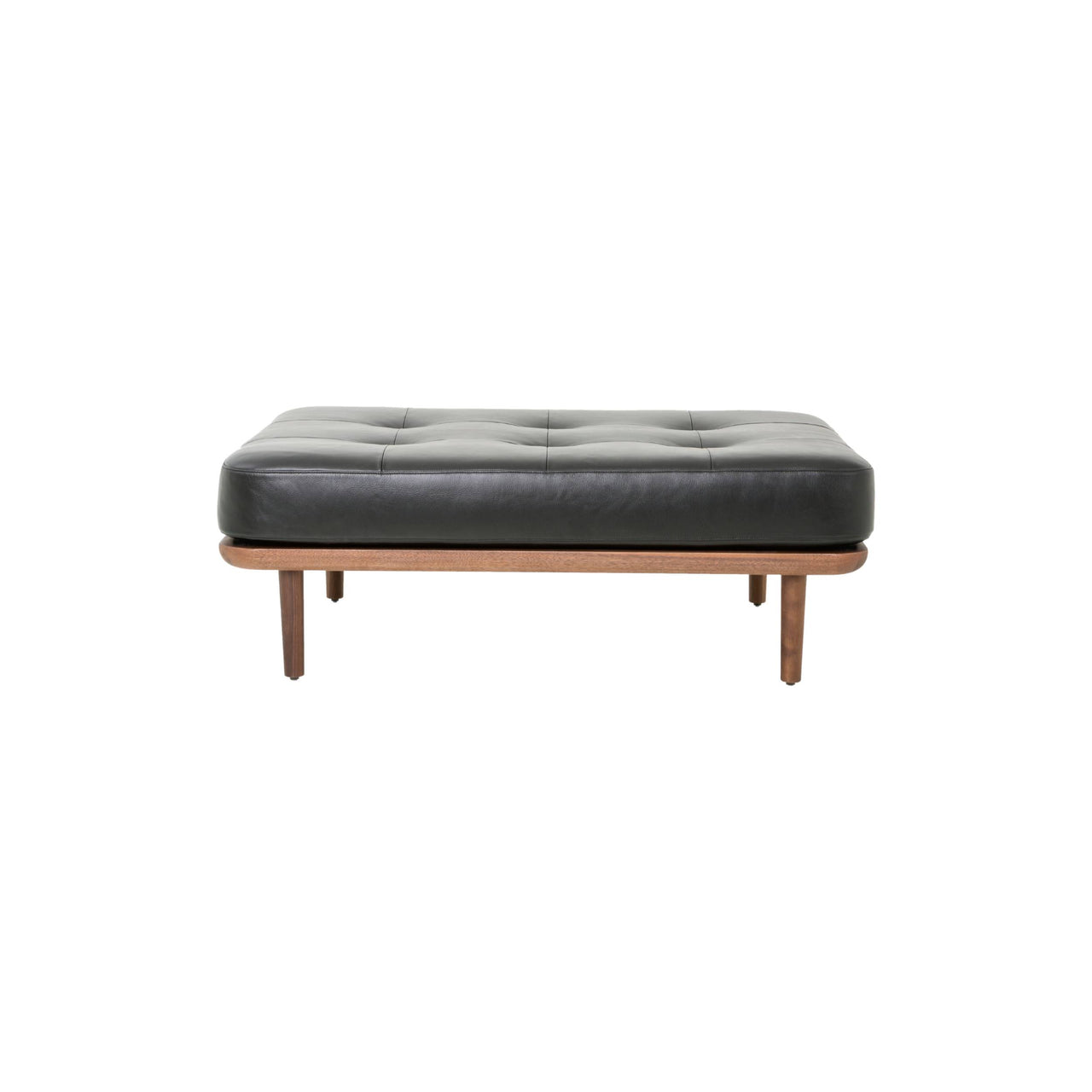 Utility Ottoman: Natural Walnut