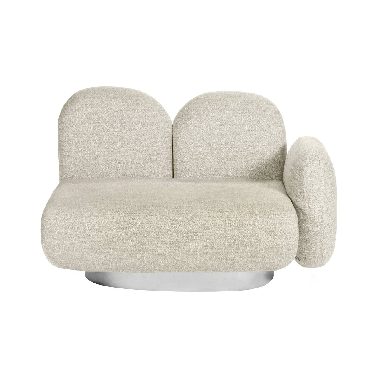 Assemble 1 Seat Sofa: Gijon Sand + With Right Arm