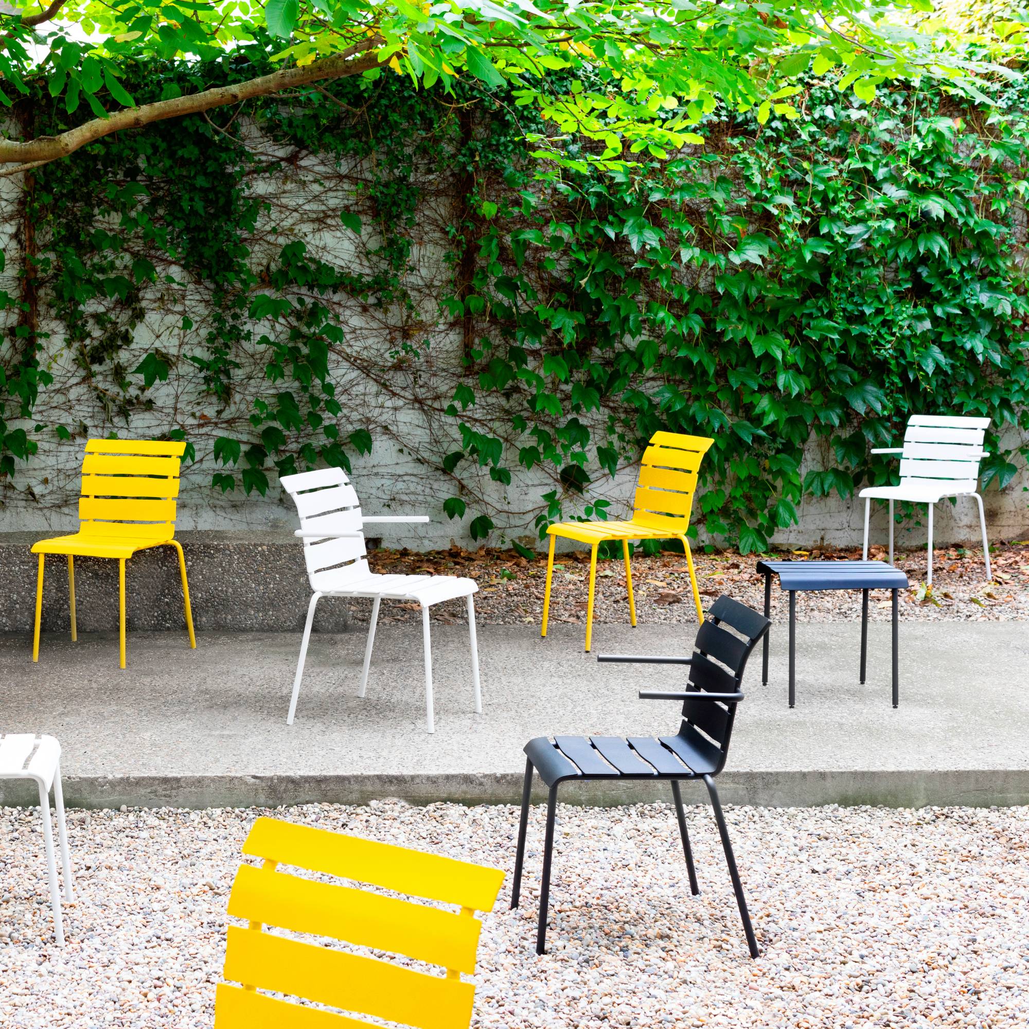 Aligned Outdoor Stacking Chair