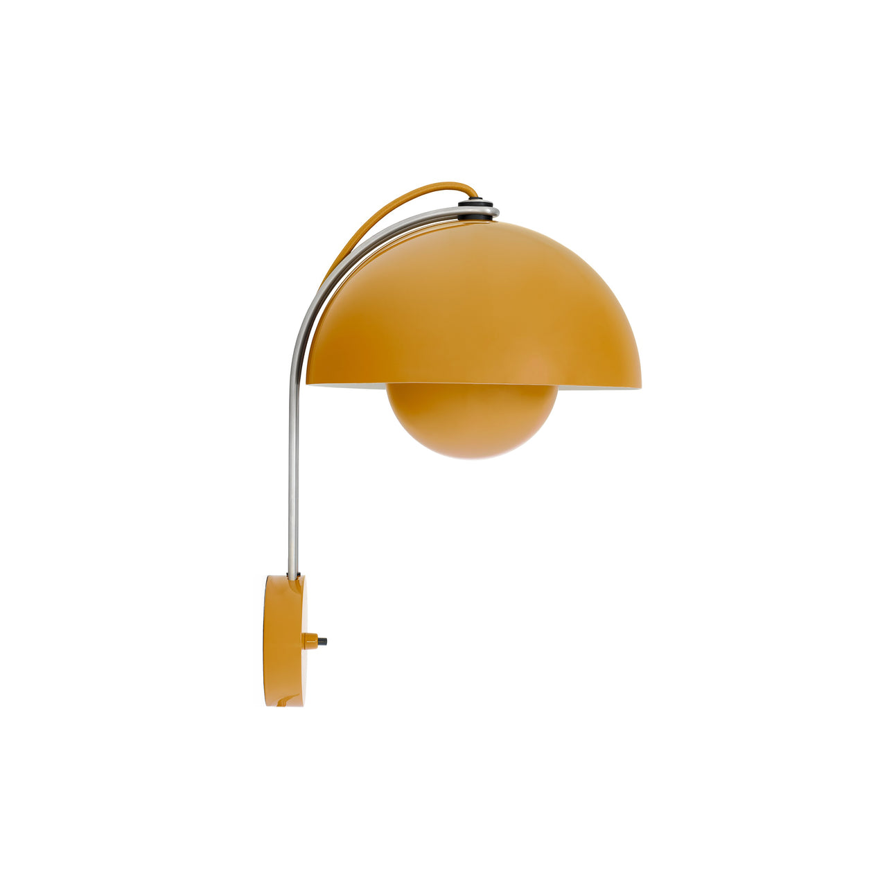 Flowerpot Wall Lamp VP8: Mustard