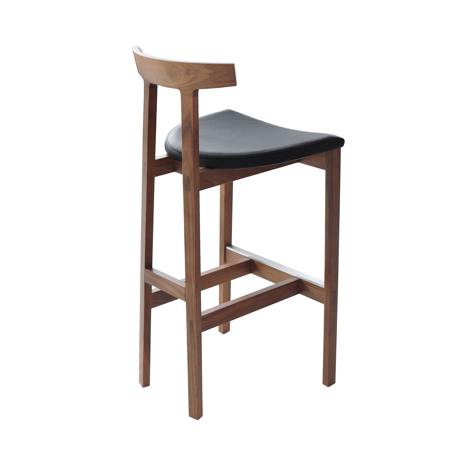 Torii Counter Stool: Walnut + House Leather 7150